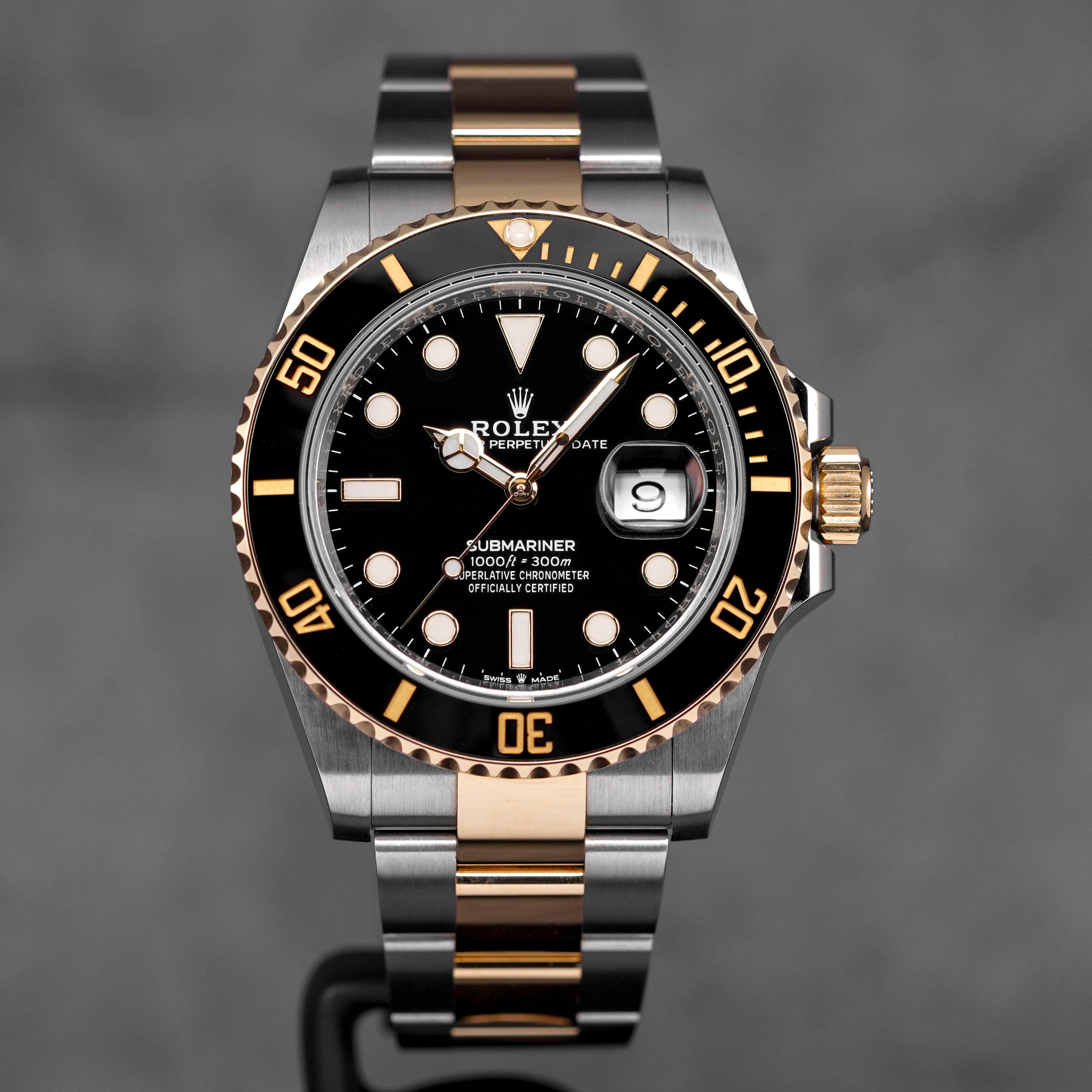 SUBMARINER DATE 41MM TWOTONE YELLOWGOLD BLACK DIAL (2022)