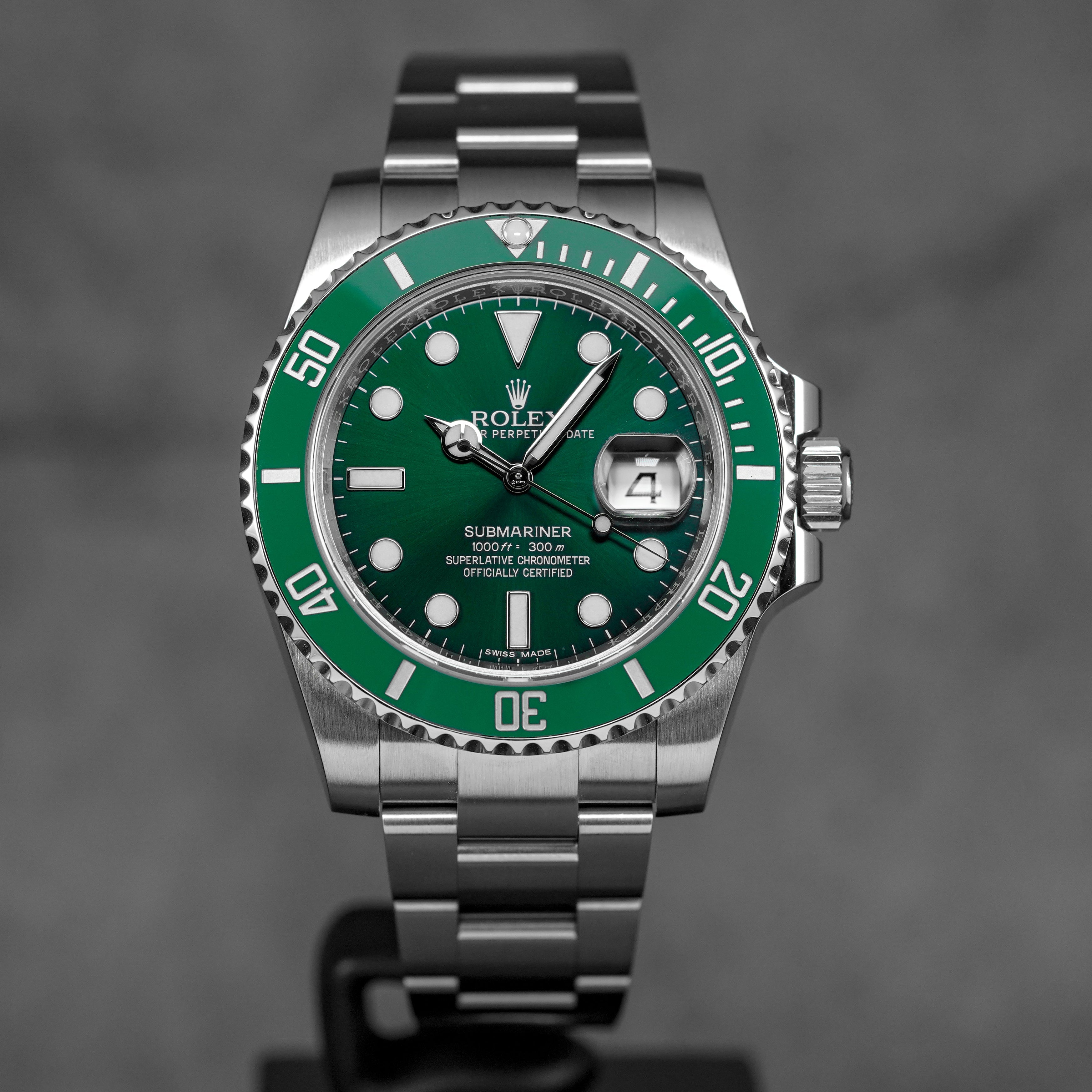 SUBMARINER DATE 40MM 'HULK' (2016)