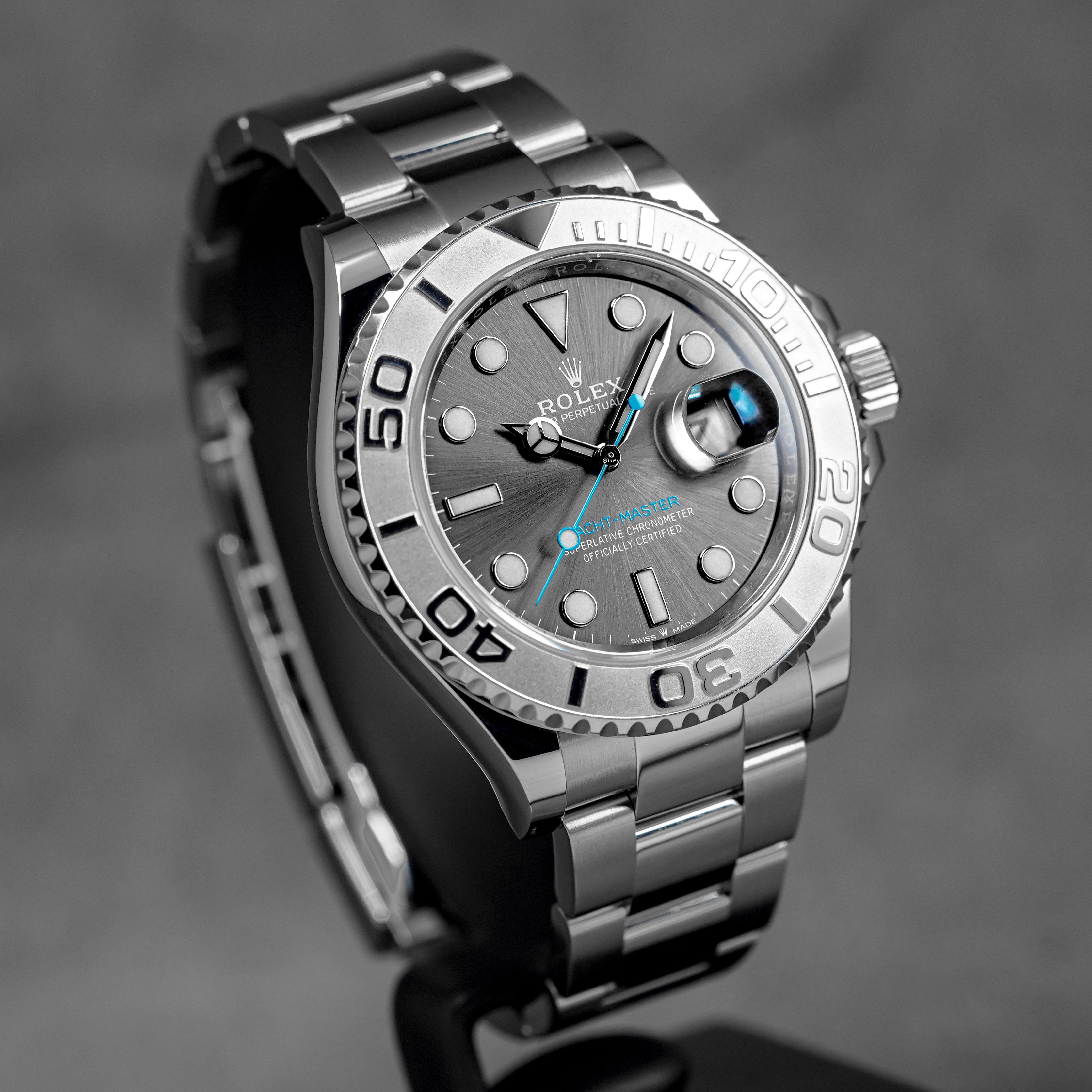 YACHT-MASTER 40MM PLATINUM RHODIUM DIAL PLATINUM BEZEL (2022)