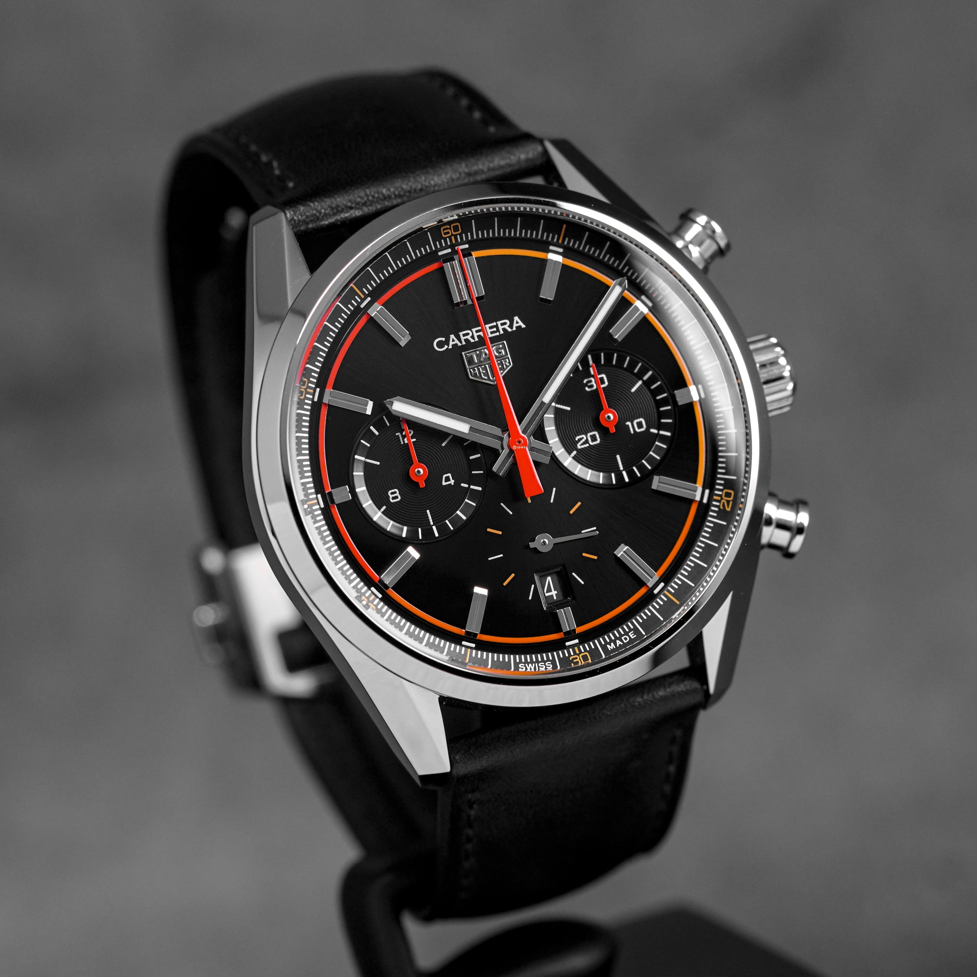 CARRERA CHRONOGRAPH BLACK-ORANGE DIAL (2025)