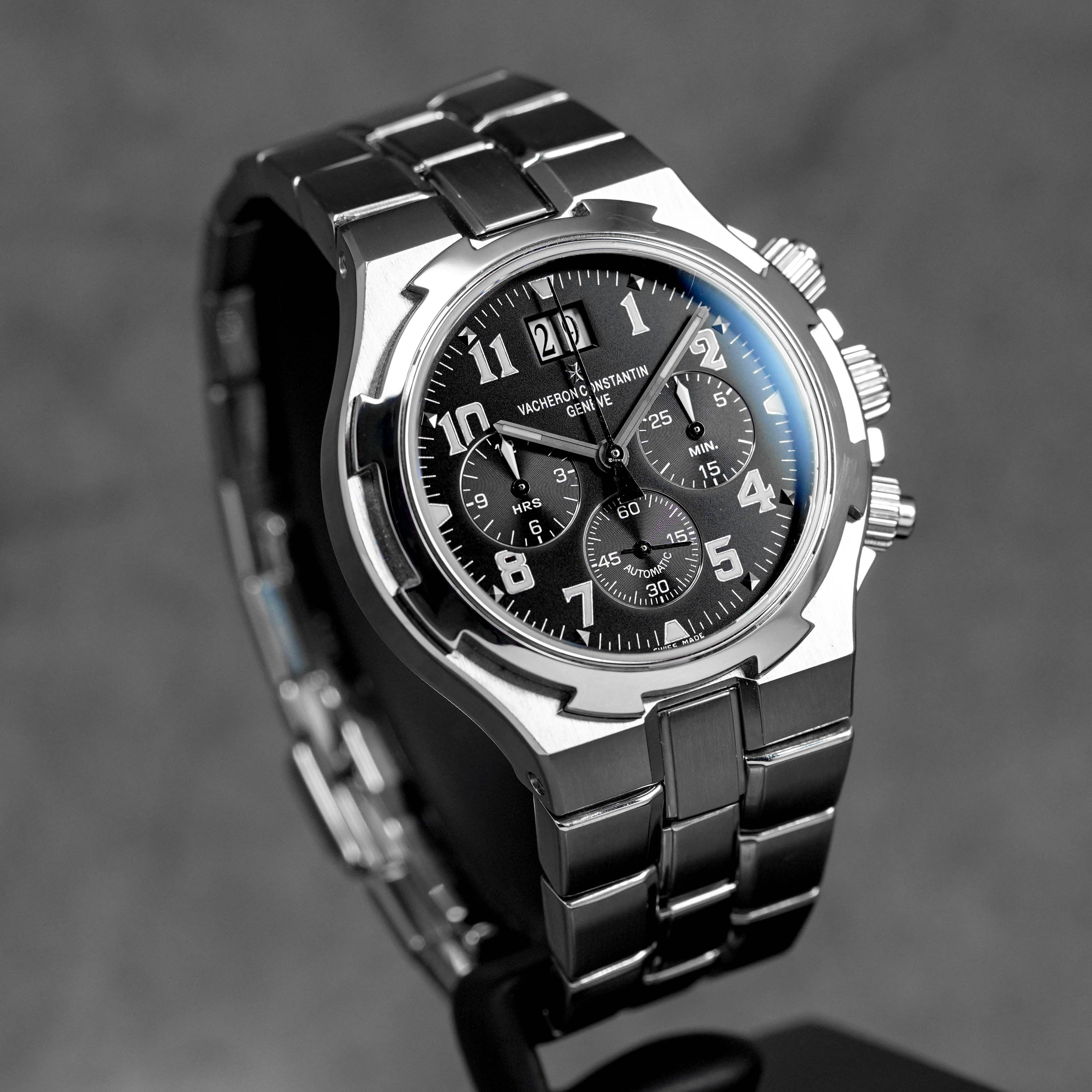 OVERSEAS CHRONOGRAPH 40MM BLACK ARABIC DIAL (WATCH ONLY)