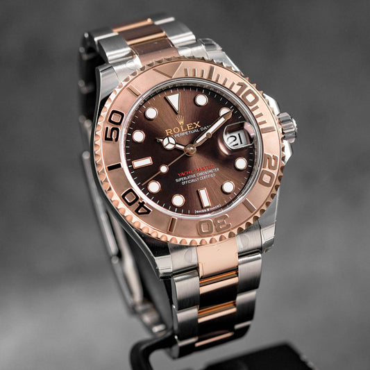 YACHT-MASTER 37MM TWOTONE ROSEGOLD CHOCO DIAL (2024)