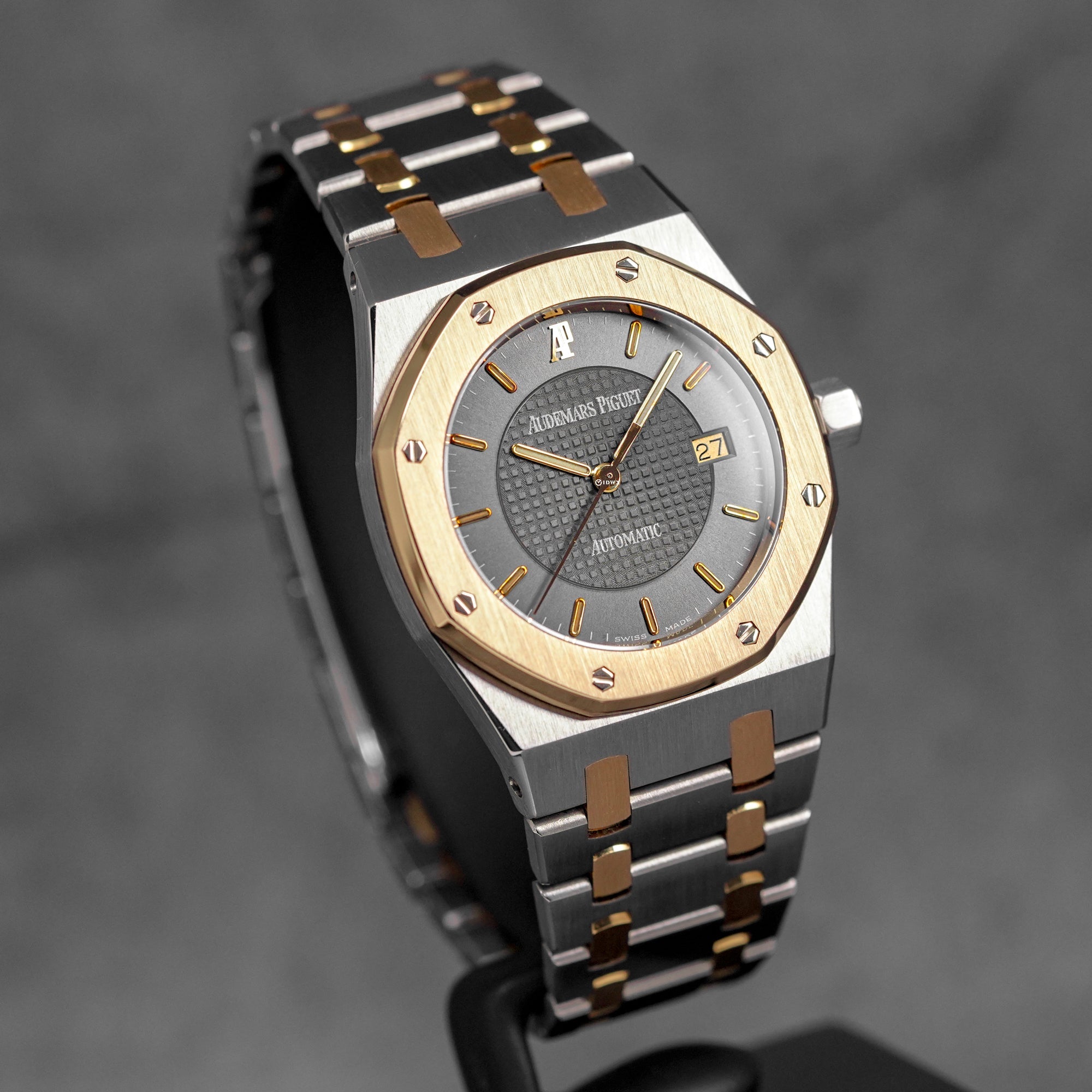ROYAL OAK 33MM 15050SA TWOTONE YELLOWGOLD GREY DIAL (WATCH & ARCHIVE PAPER)