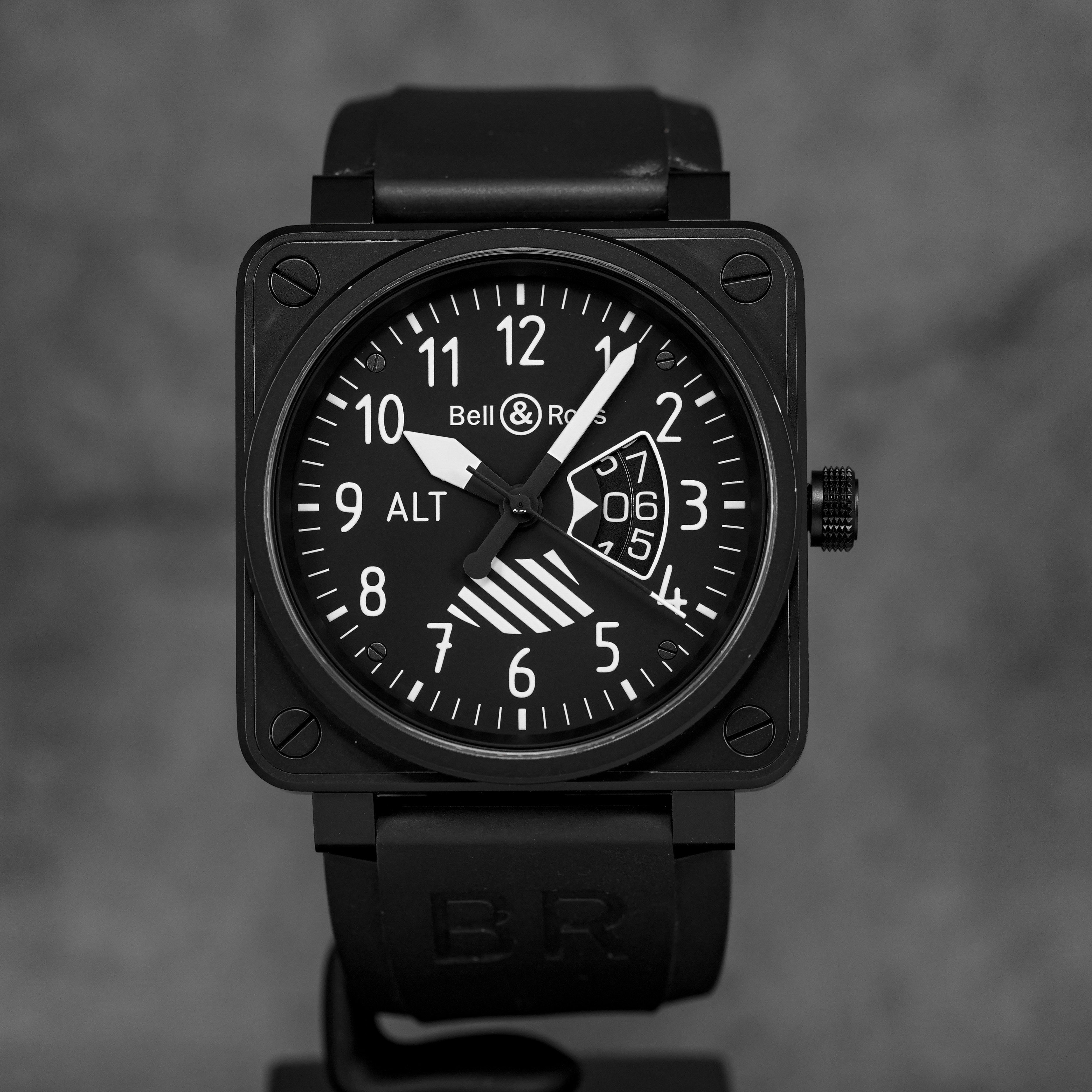BR 01-96 ALTIMETER GRANDE DATE STEEL BLACK PVD LIMITED EDITION (WATCH ONLY)