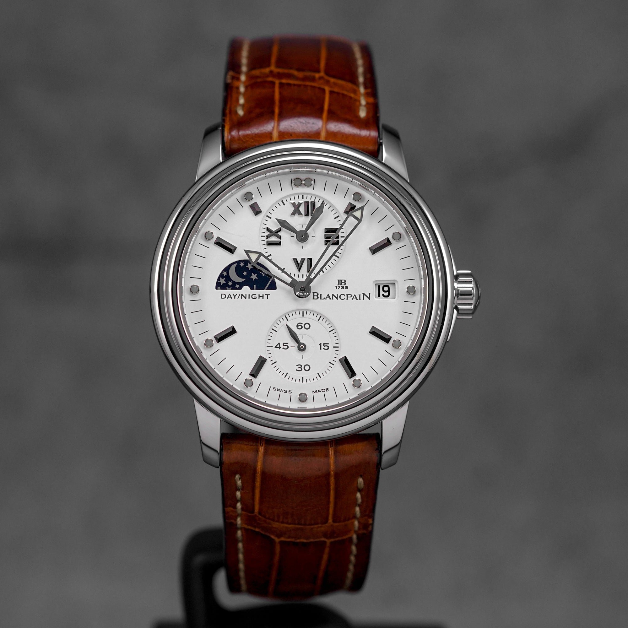 LEMAN DUAL TIME WHITE DIAL (WATCH ONLY)