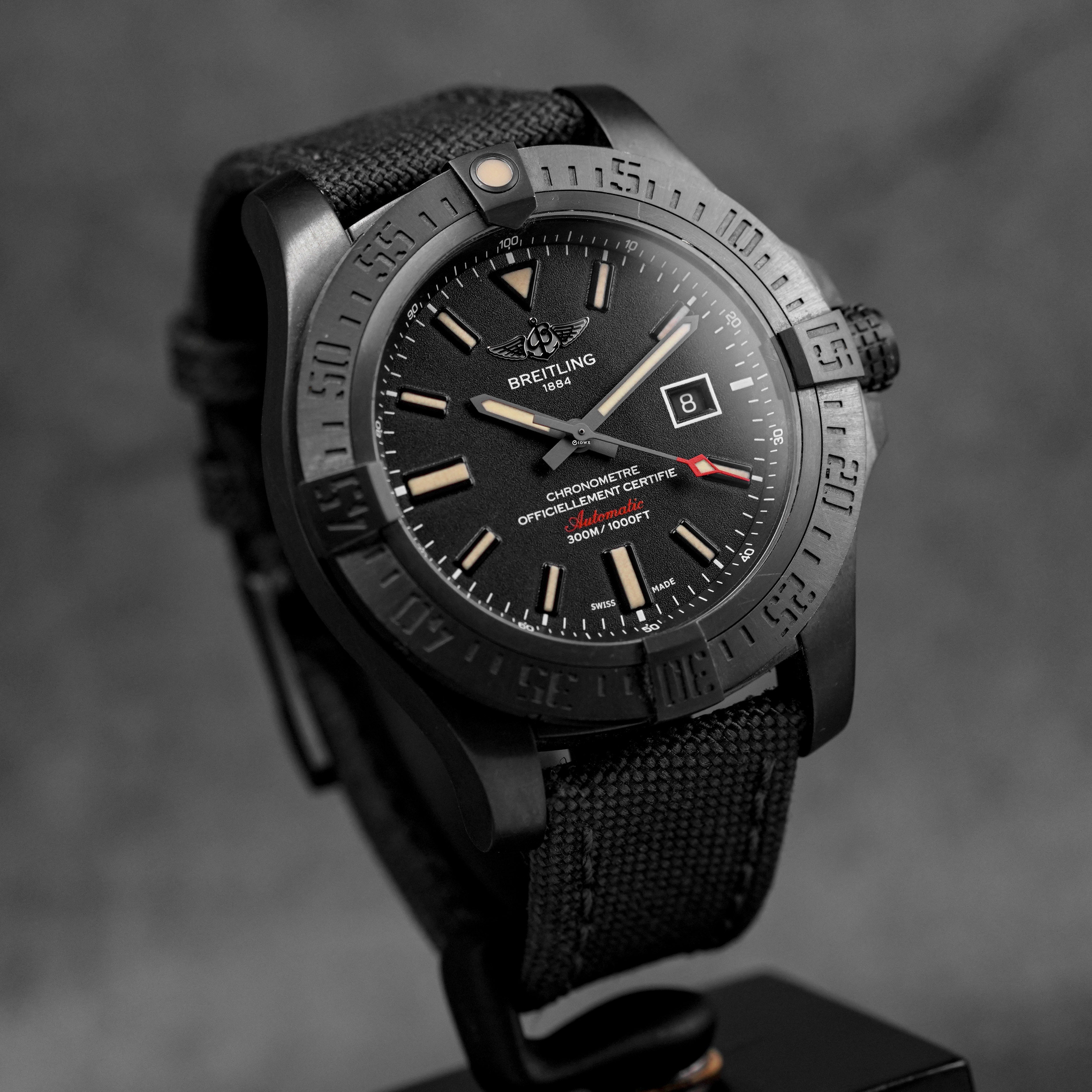 AVENGER BLACKBIRD 48MM DLC-COATED TITANIUM BLACK DIAL (WATCH ONLY)