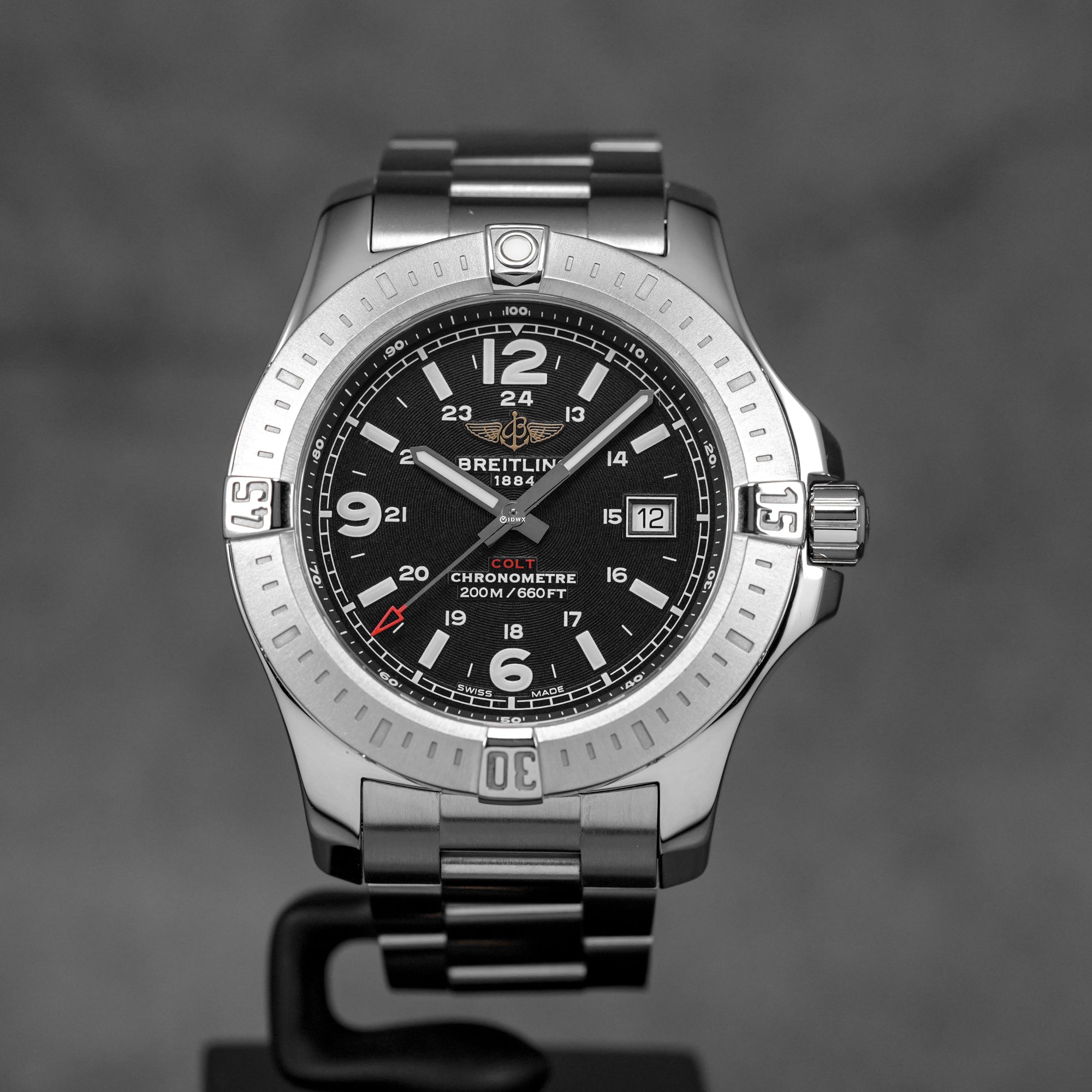 COLT 44MM BLACK DIAL (WATCH ONLY)