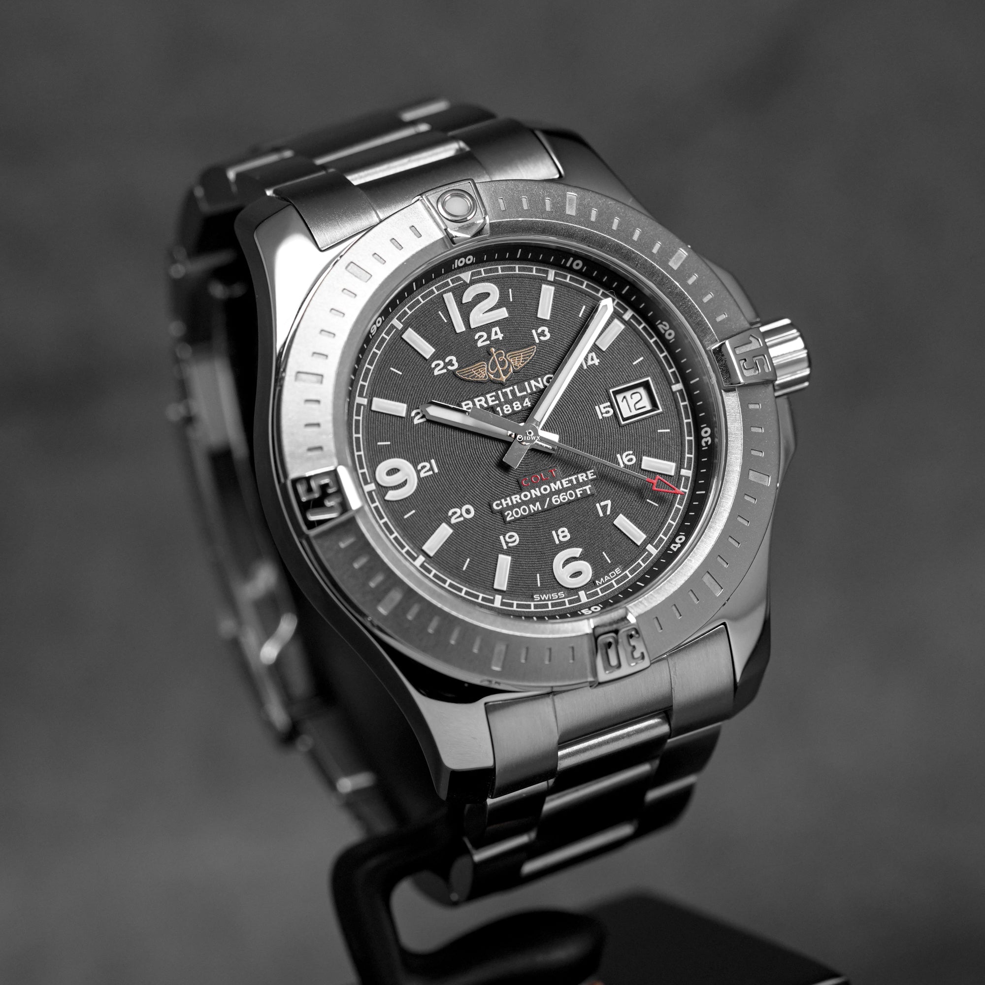 COLT 44MM BLACK DIAL (WATCH ONLY)