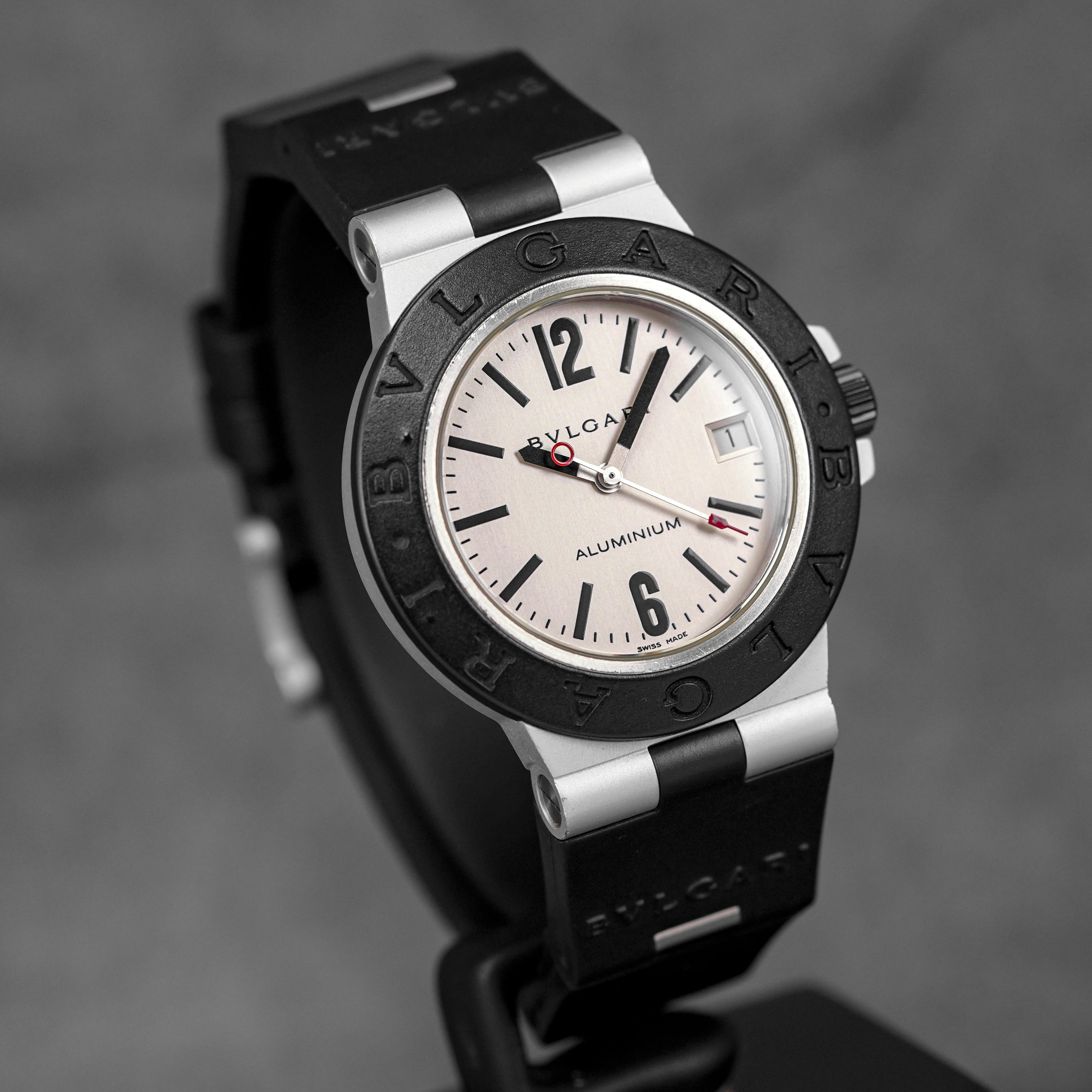 DIAGONO ALUMINUM 38MM WHITE DIAL (WATCH ONLY)