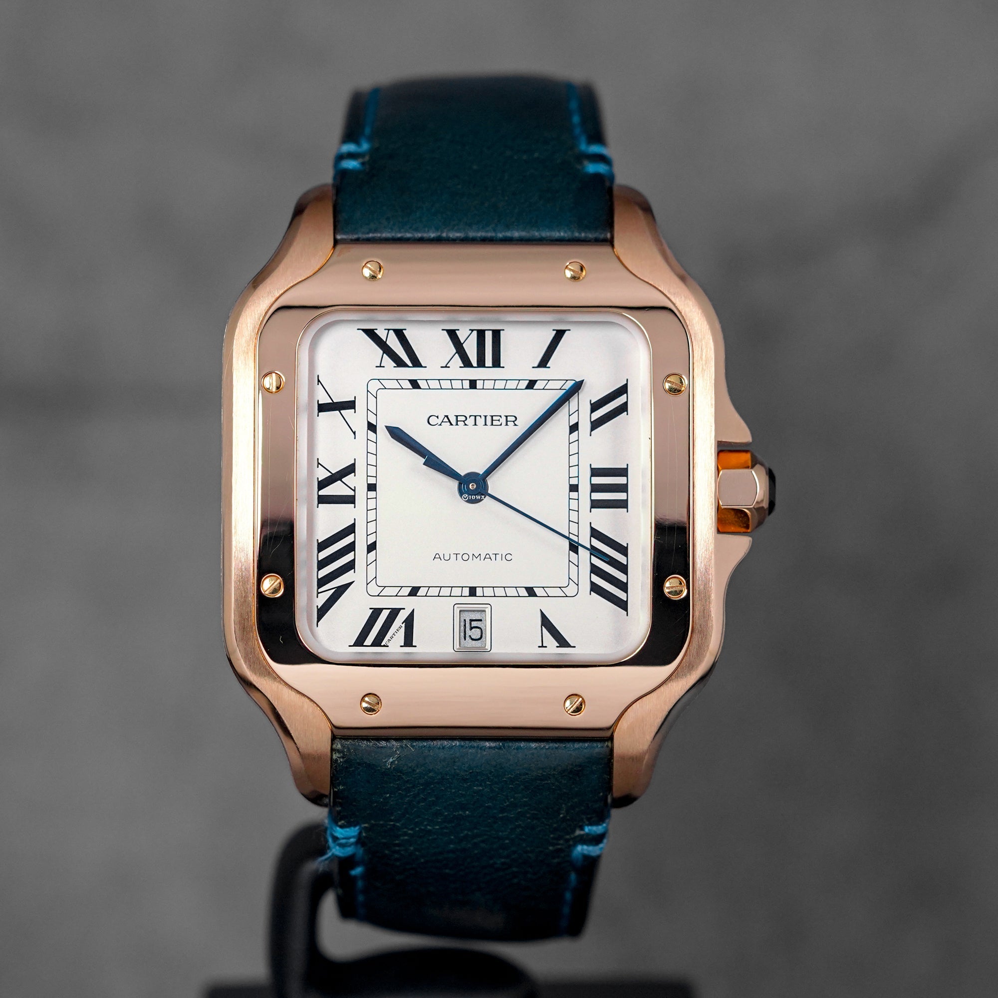 SANTOS L ROSEGOLD SILVER DIAL (2020)
