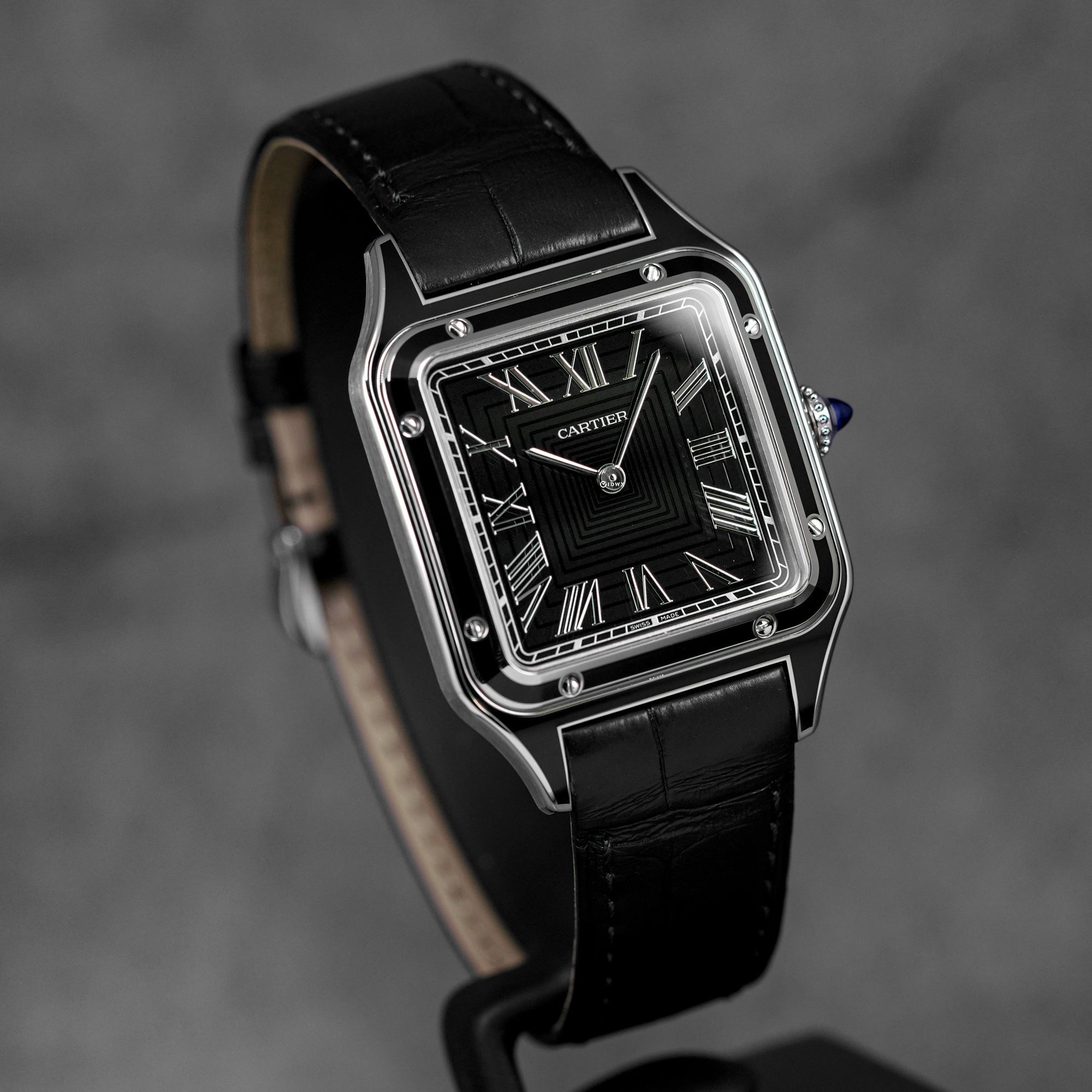 SANTOS DUMONT L BLACK LACQUER DIAL (2025)