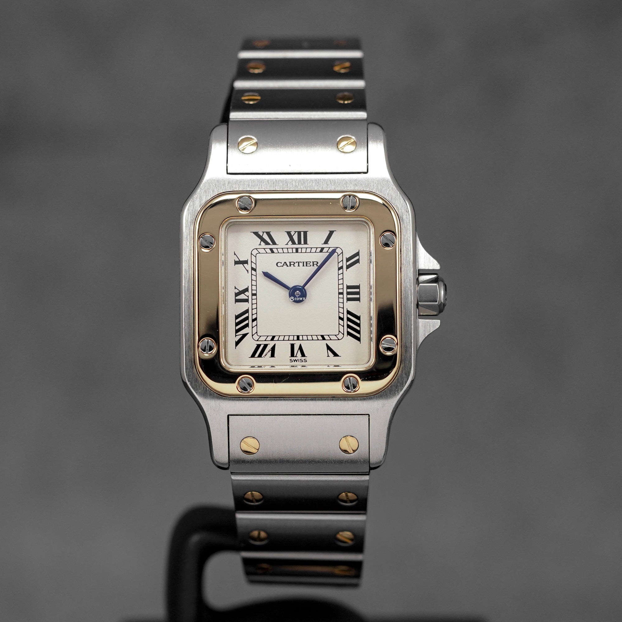 SANTOS GALBEE TWOTONE YELLOWGOLD SILVER DIAL (1997)