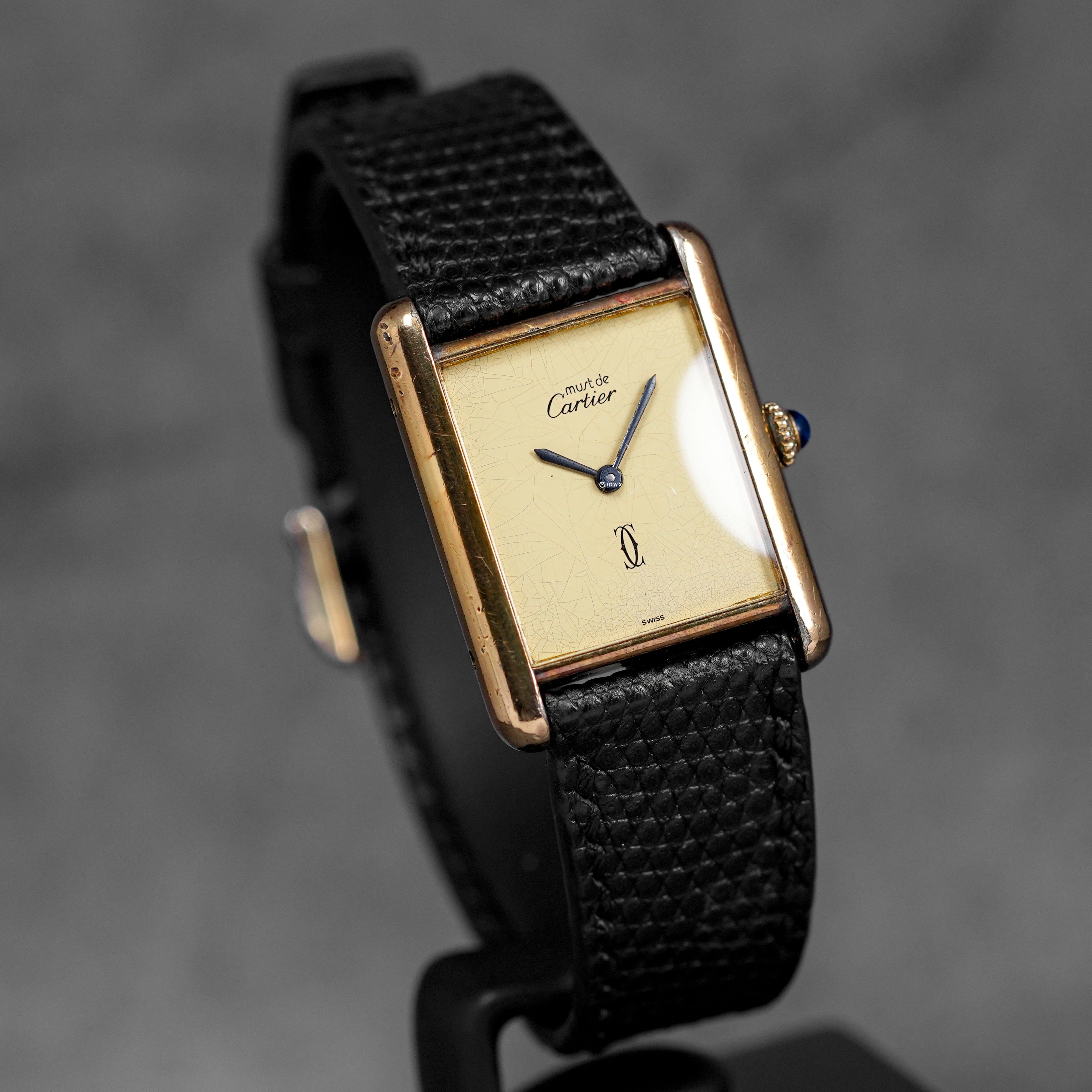 TANK MUST VERMEIL YELLOWGOLD-PLATED LIMONCINO DIAL (WATCH ONLY)