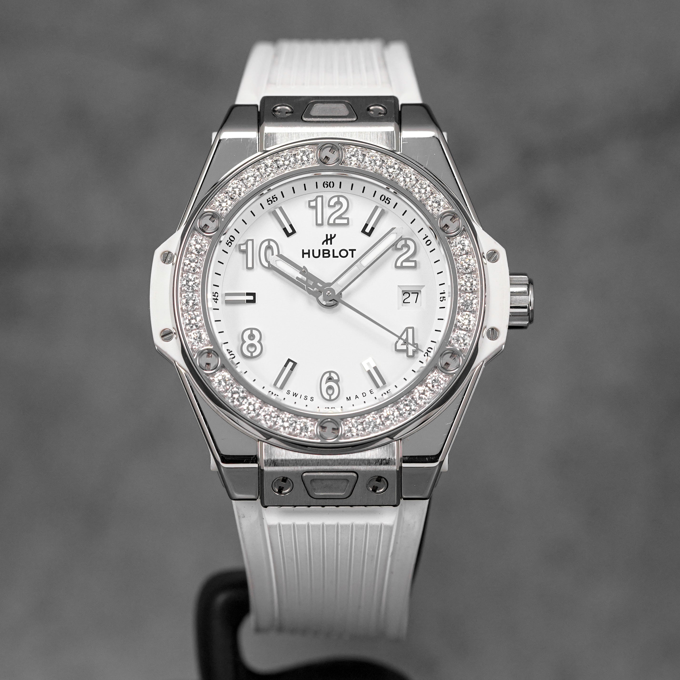 BIG BANG ONE CLICK 33MM STEEL WHITE DIAMOND (2023)