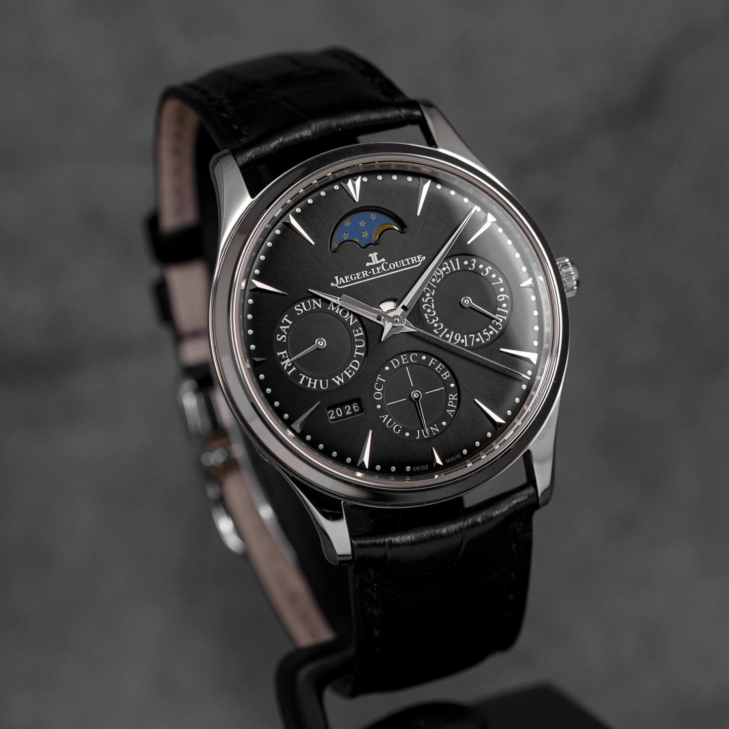 MASTER ULTRA THIN PERPETUAL CALENDAR BLACK DIAL