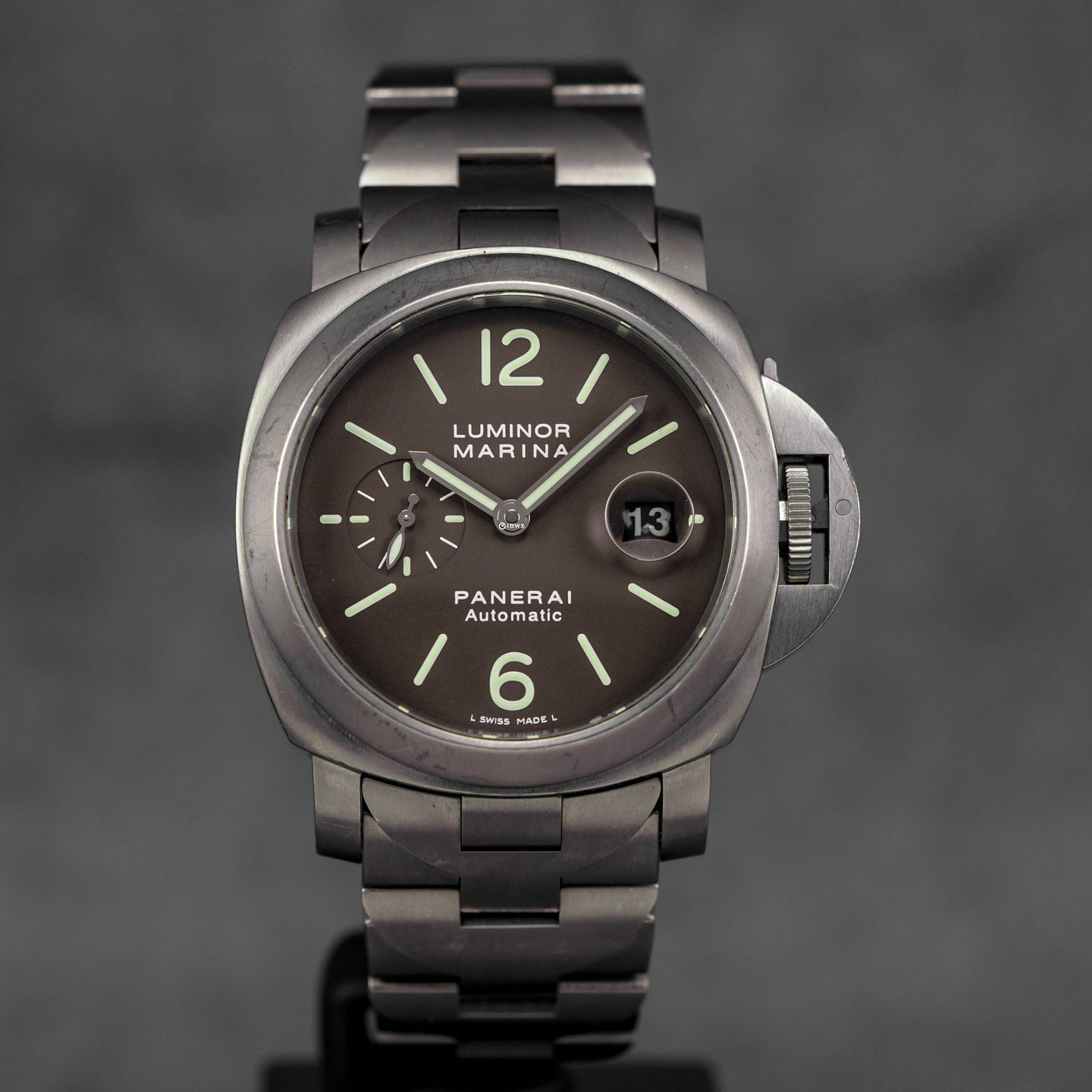 LUMINOR MARINA 44MM TITANIUM BROWN DIAL PAM 279 (WATCH & BOX)