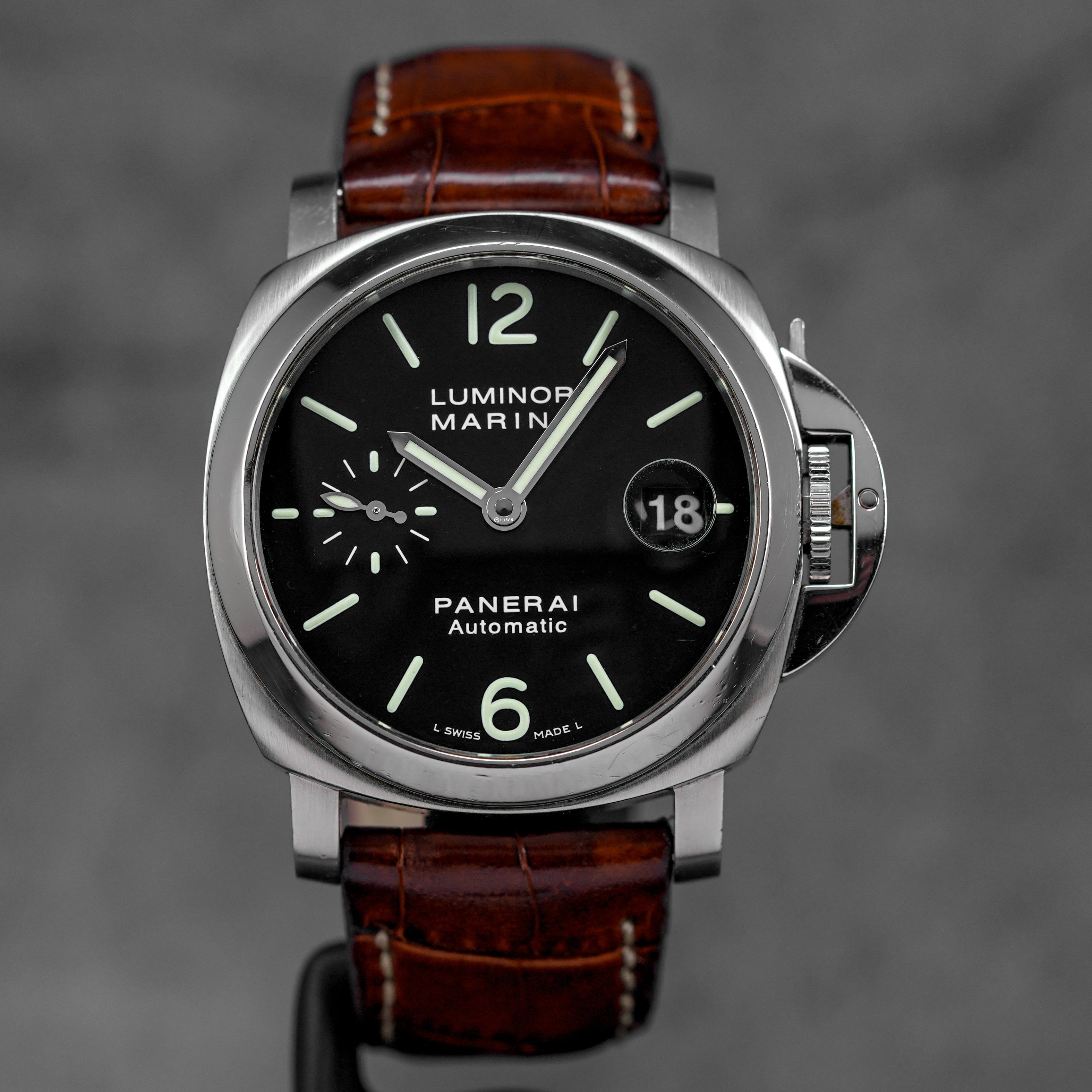 LUMINOR MARINA 40MM BLACK DIAL PAM 48 (WATCH ONLY)
