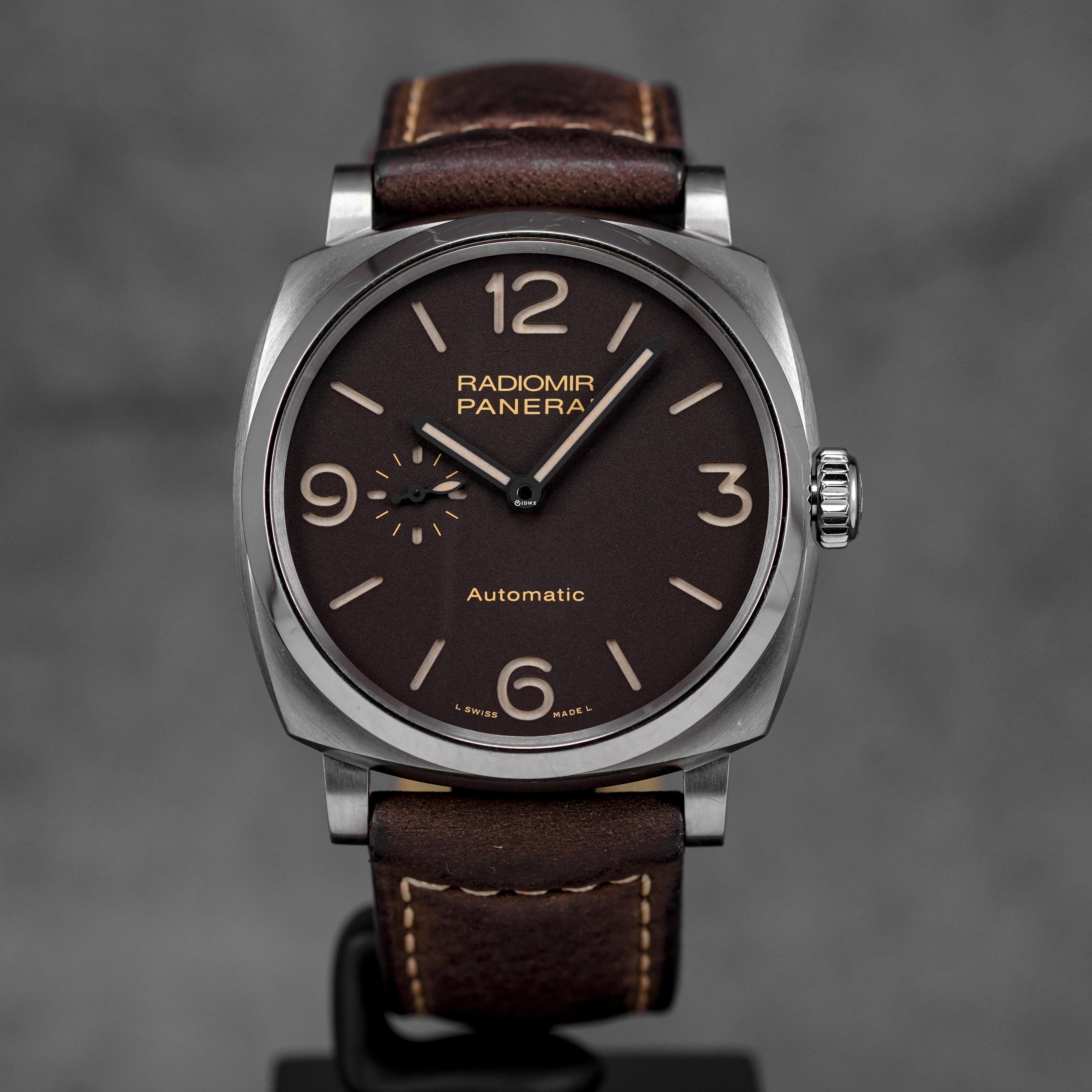 RADIOMIR 1940 3 DAYS 45MM TITANIUM BROWN DIAL PAM 619 (2016)
