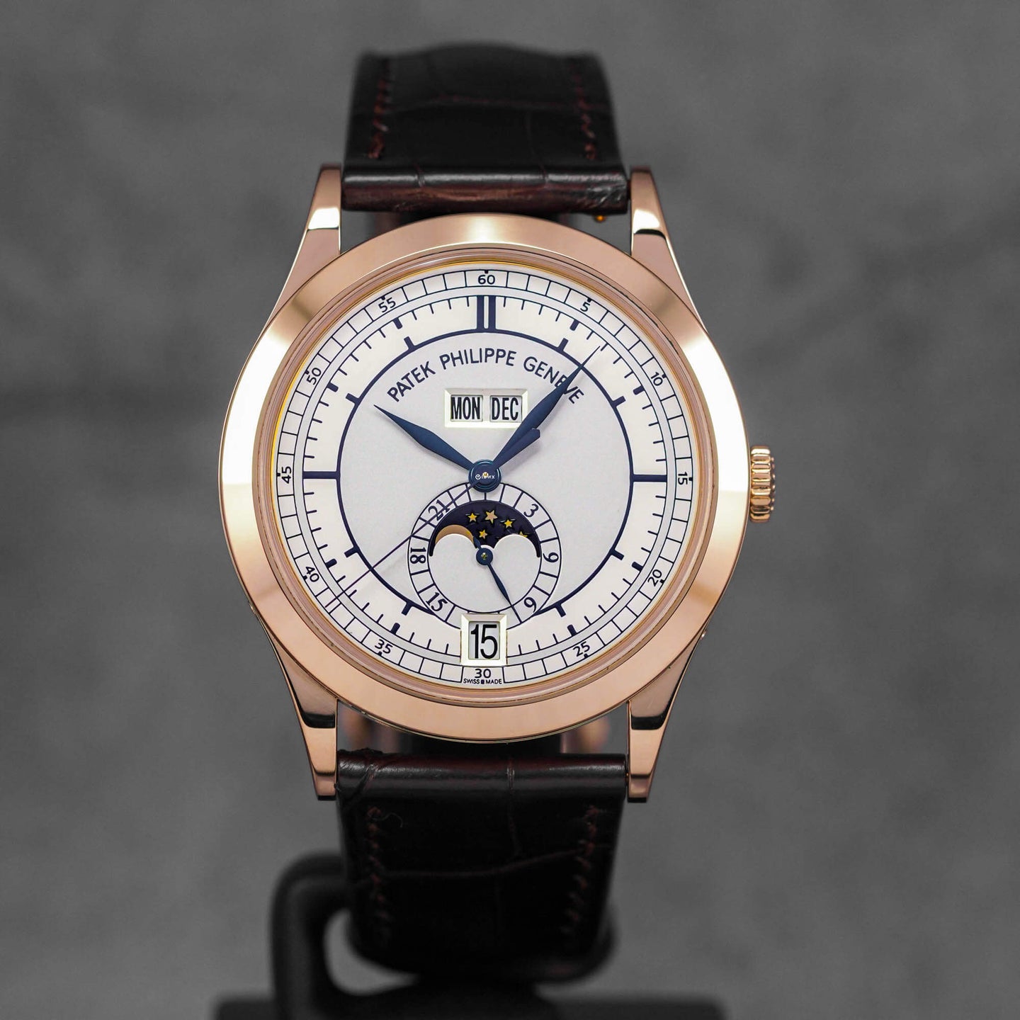 COMPLICATIONS 5396R ROSEGOLD ANNUAL CALENDAR SILVER SECTOR DIAL (2007)