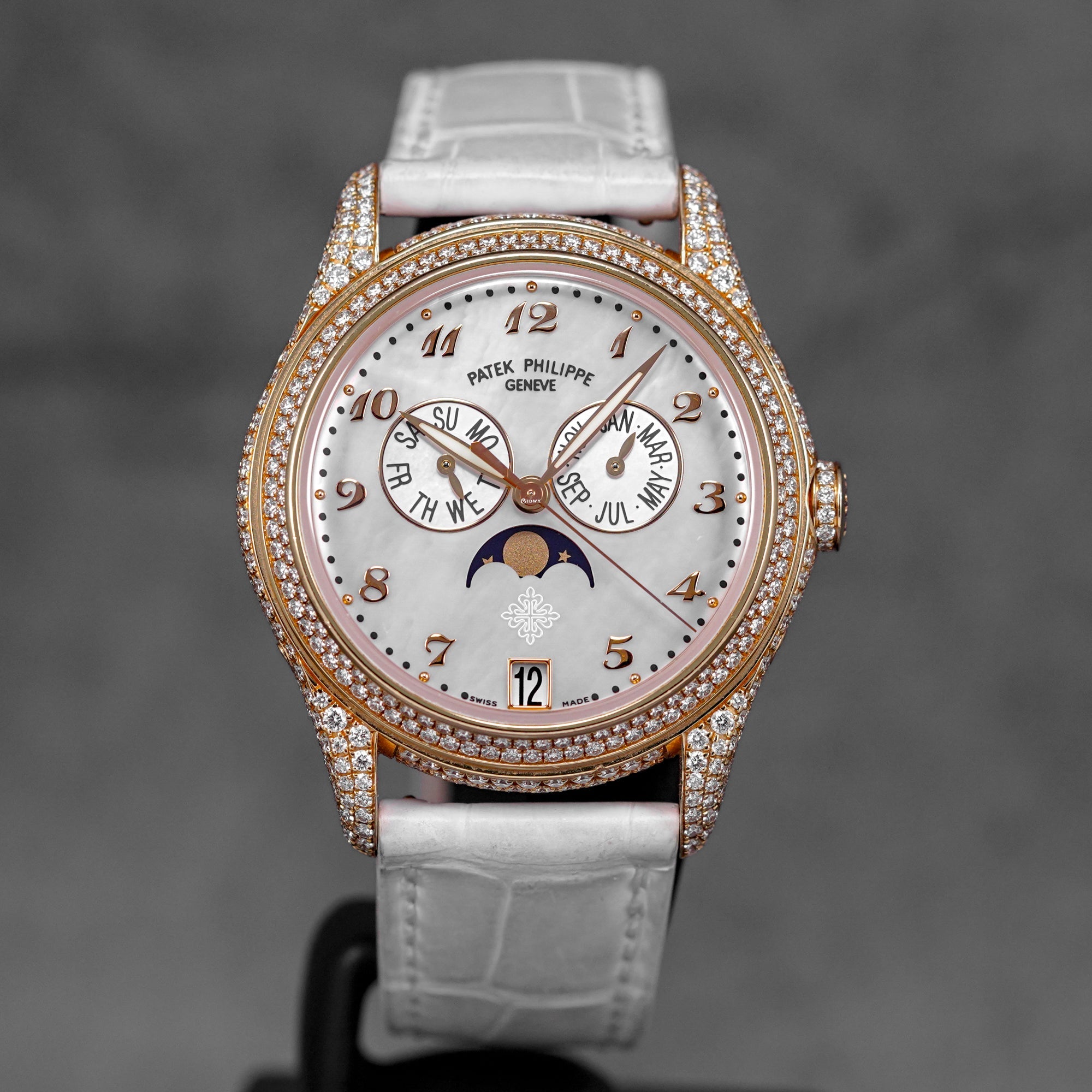 COMPLICATIONS 4937R ROSEGOLD DIAMONDS ANNUAL CALENDAR MOONPHASE MOP DIAL (2009)