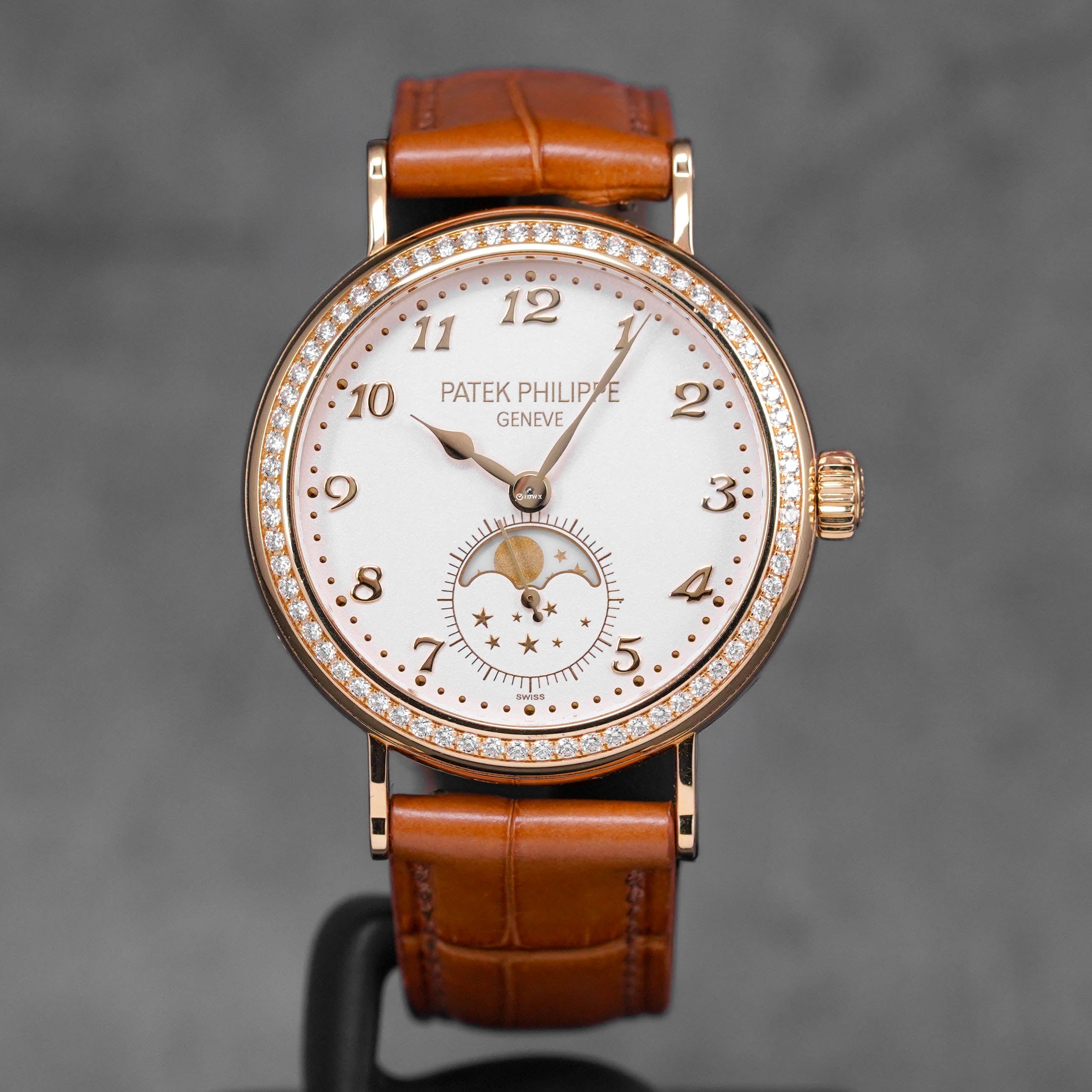 COMPLICATIONS 7121J YELLOWGOLD MOONPHASE CREAM DIAL DIAMOND BEZEL (2014)