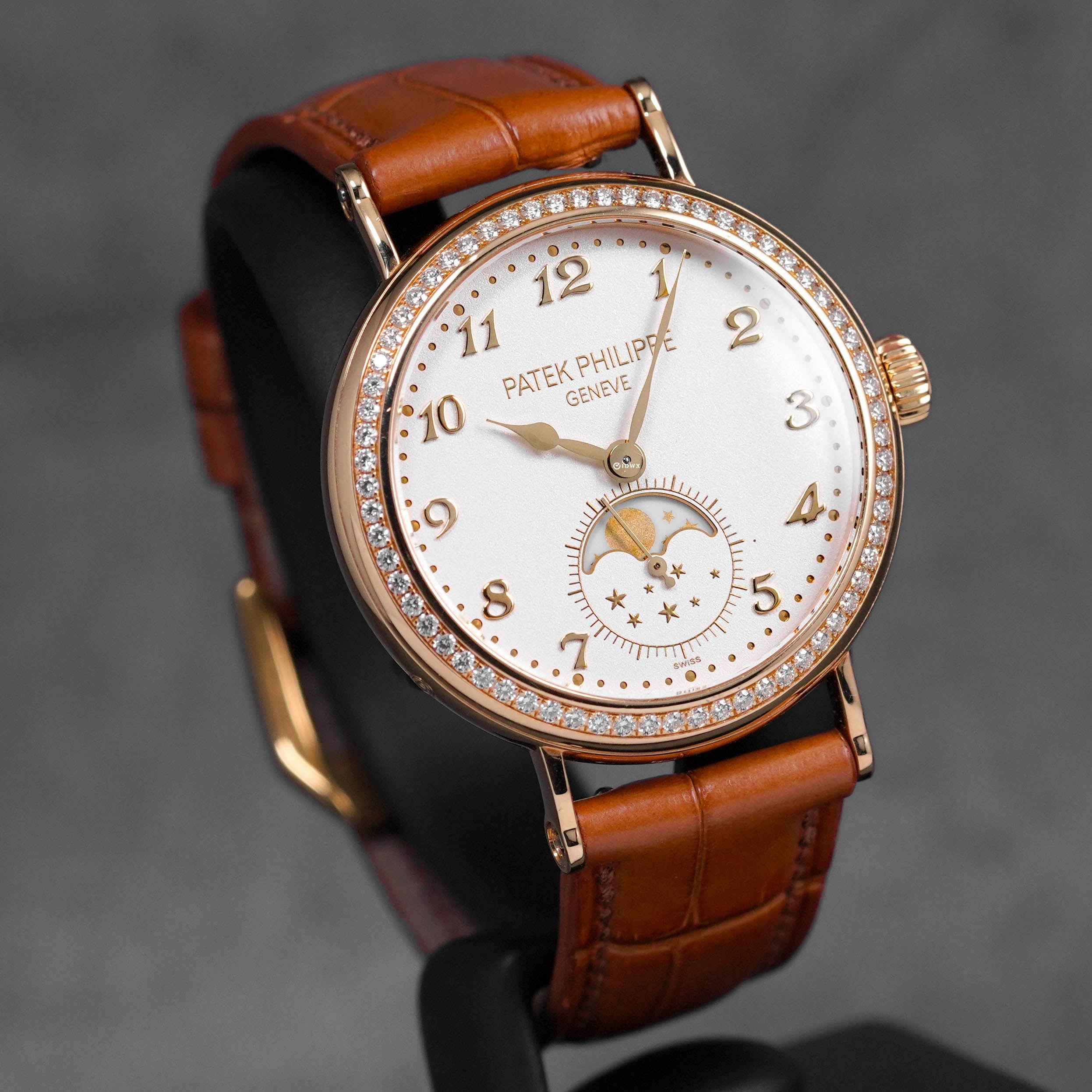 COMPLICATIONS 7121J YELLOWGOLD MOONPHASE CREAM DIAL DIAMOND BEZEL (2014)