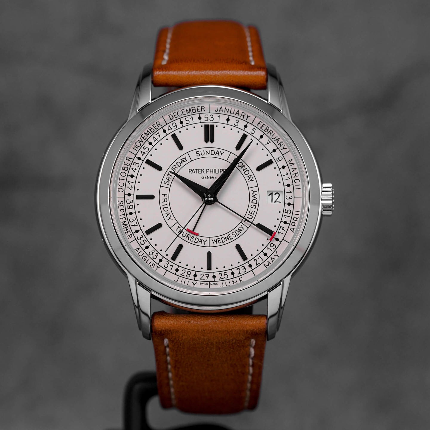 COMPLICATIONS CALATRAVA 5212A WEEKLY CALENDER SILVER DIAL (2023)