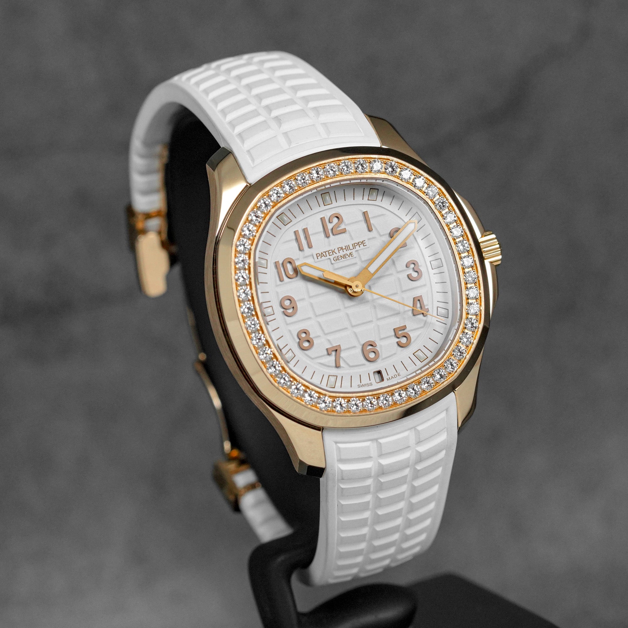AQUANAUT LUCE 5269/200R ROSEGOLD WHITE DIAL DIAMOND BEZEL (2021)