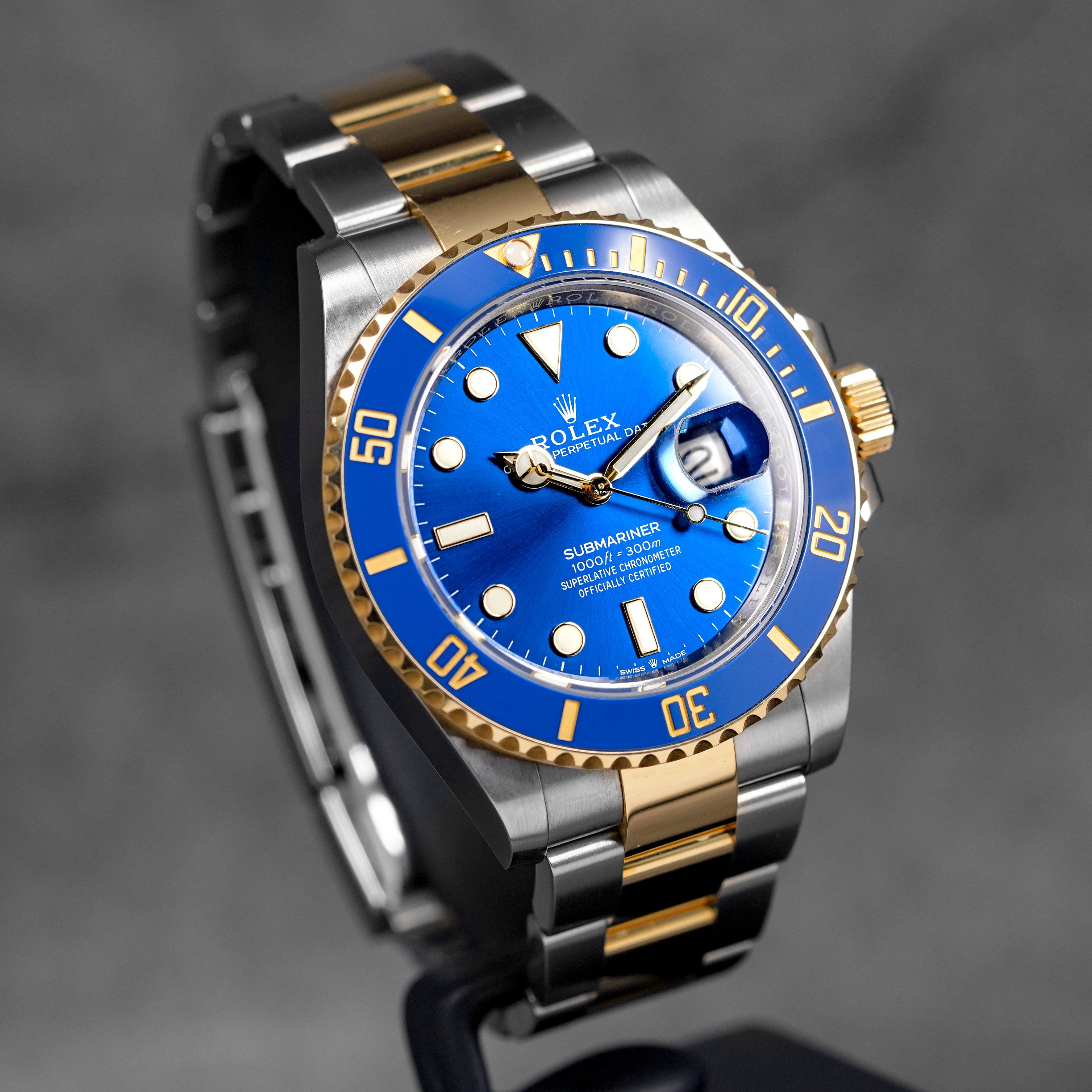 SUBMARINER DATE 41MM TWOTONE YELLOWGOLD BLUE DIAL (2022)