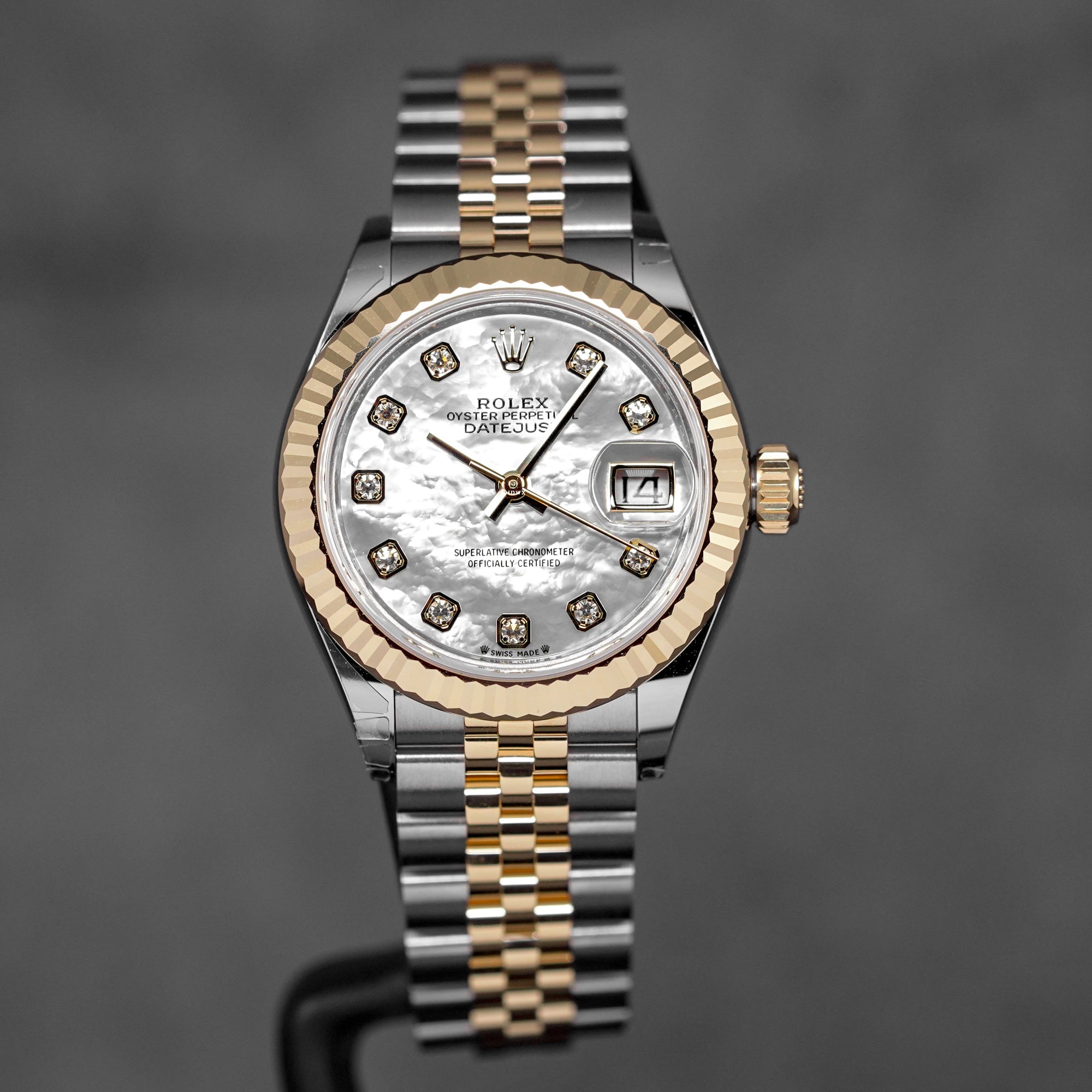 DATEJUST 28MM TWOTONE YELLOWGOLD MOP DIAMOND DIAL (2026)