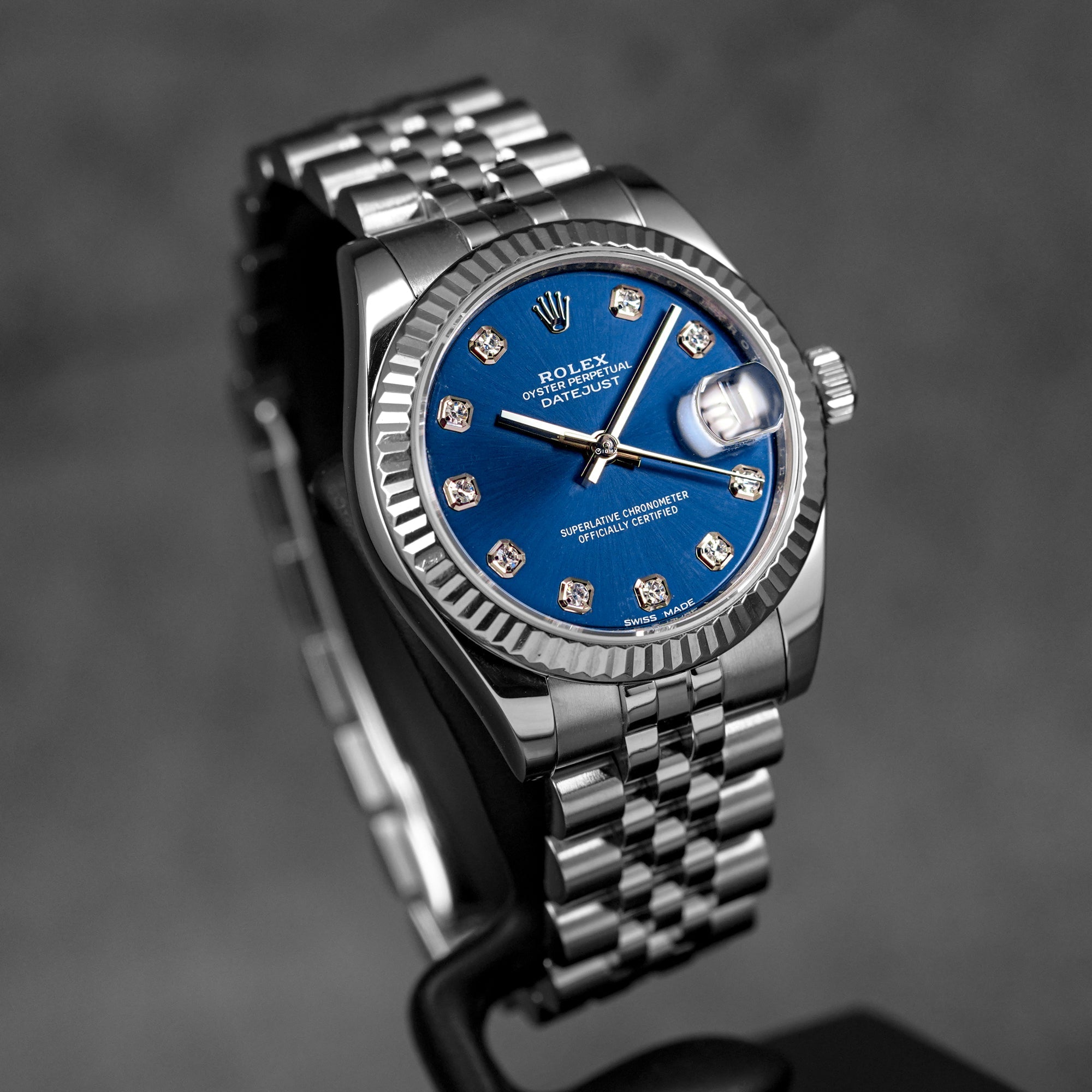 DATEJUST 31MM BLUE DIAMOND DIAL (2017)
