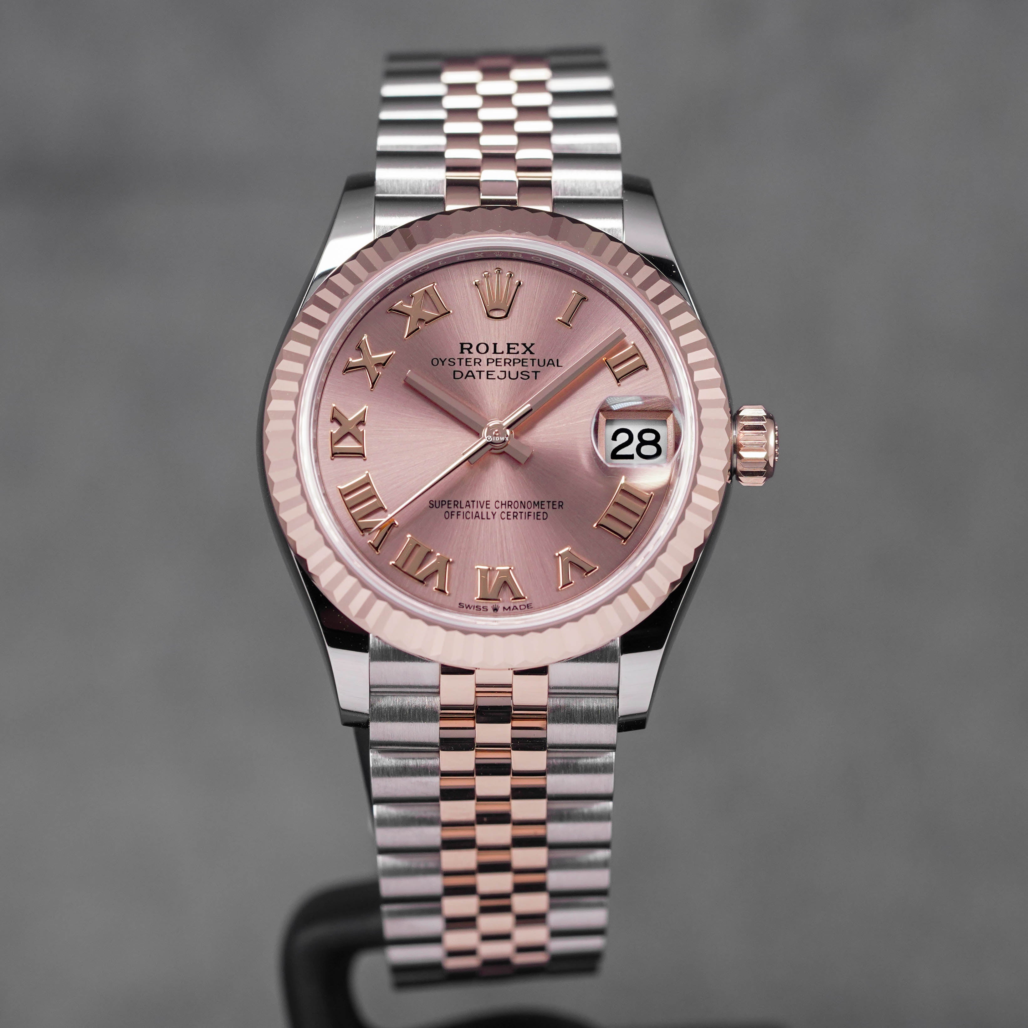DATEJUST 31MM TWOTONE ROSEGOLD SALMON ROMAN DIAL (2026)