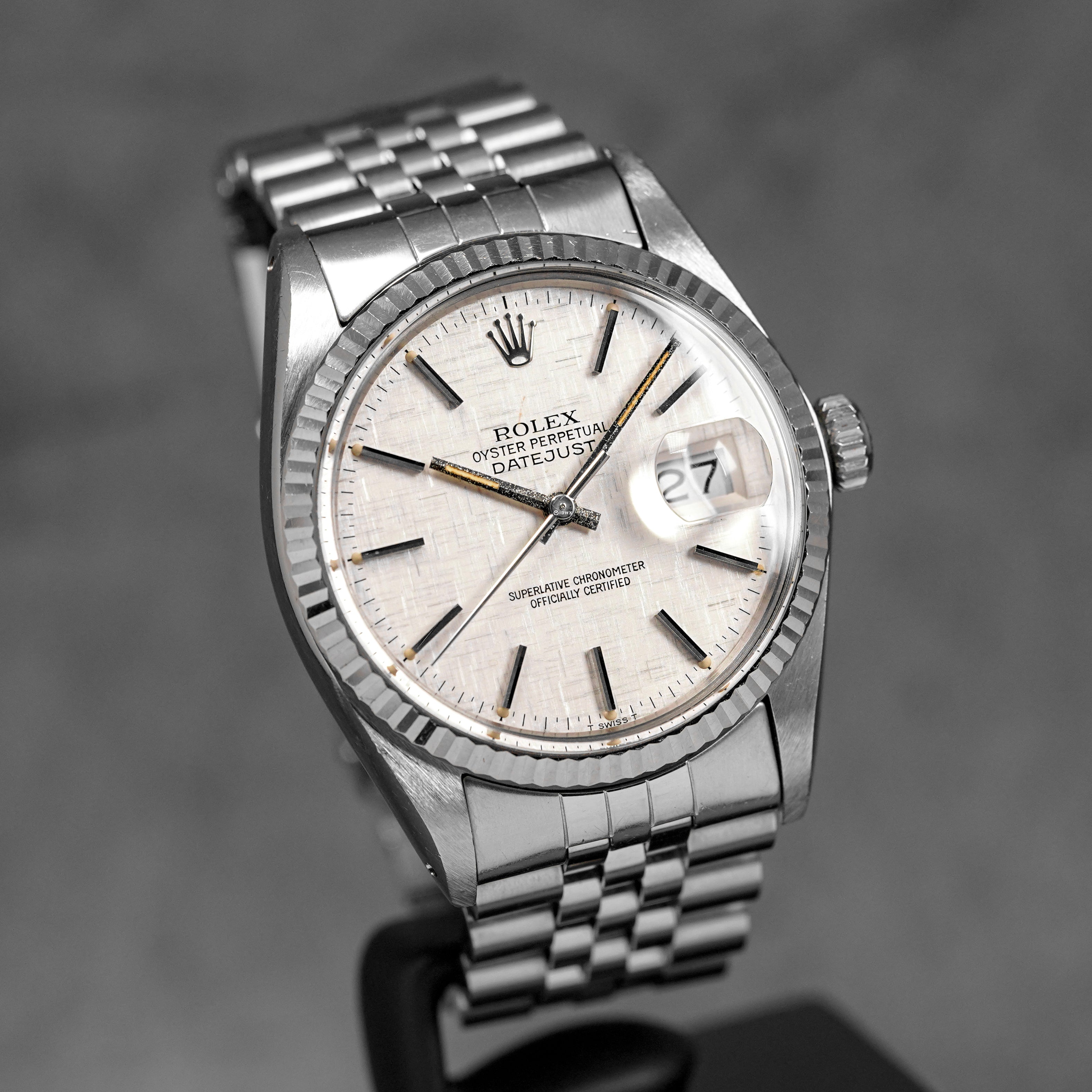 DATEJUST 36MM SILVER LINEN DIAL (1984)