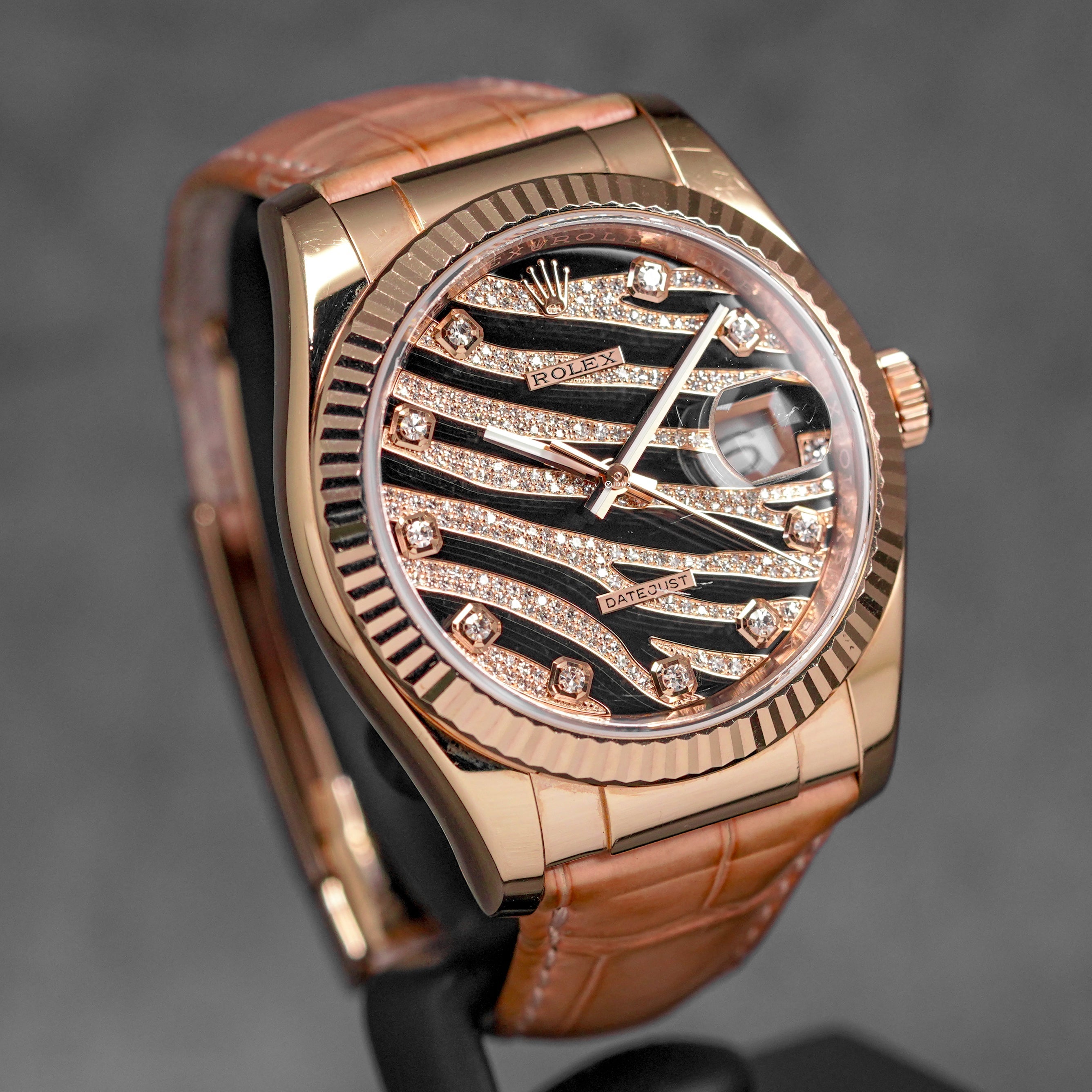 DATEJUST 36MM ROSEGOLD 'ZEBRA' DIAMOND DIAL (2012)