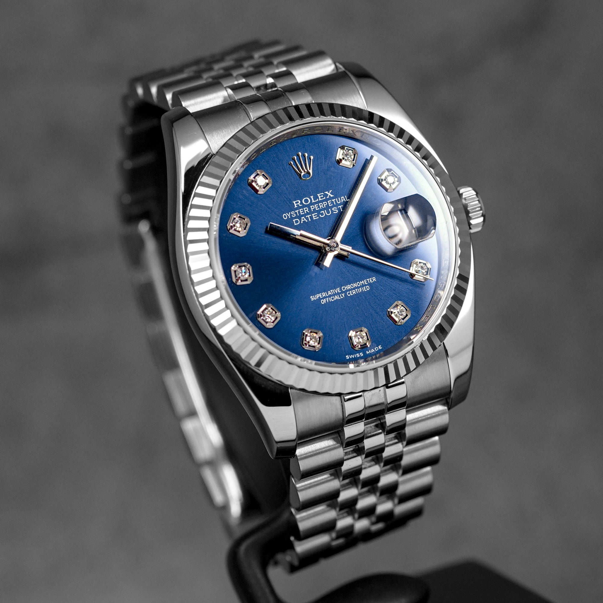 DATEJUST 36MM BLUE DIAMOND DIAL (2014)