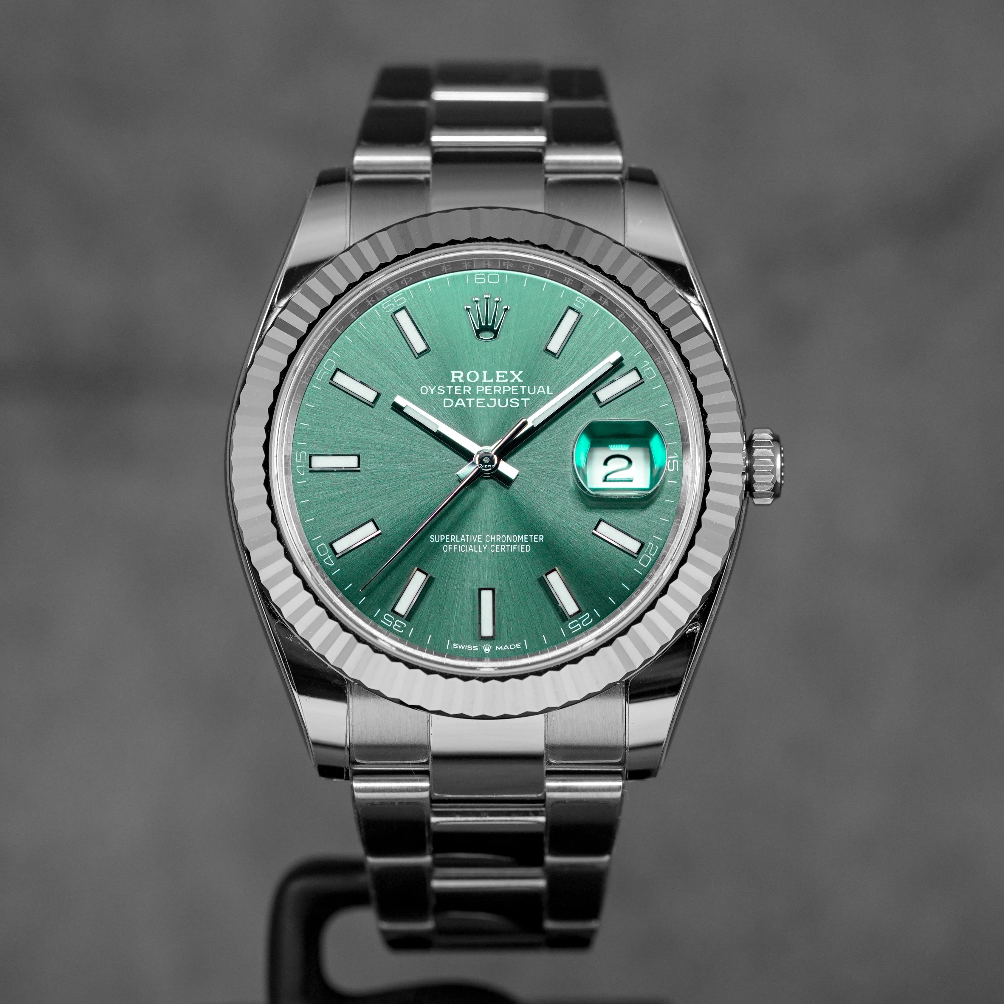 DATEJUST 41MM MINT GREEN DIAL (2023)