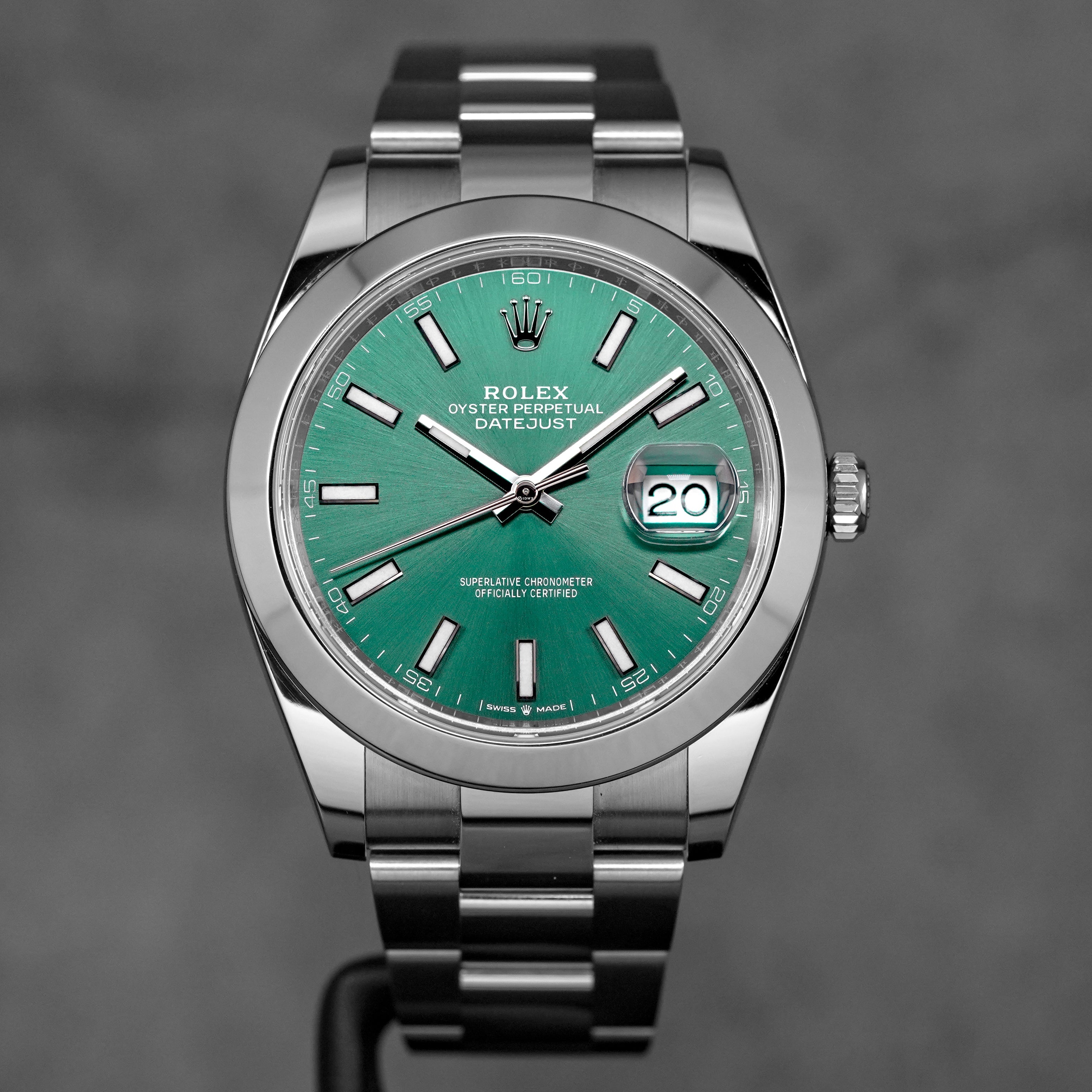 DATEJUST 41MM MINT GREEN DIAL (2024)