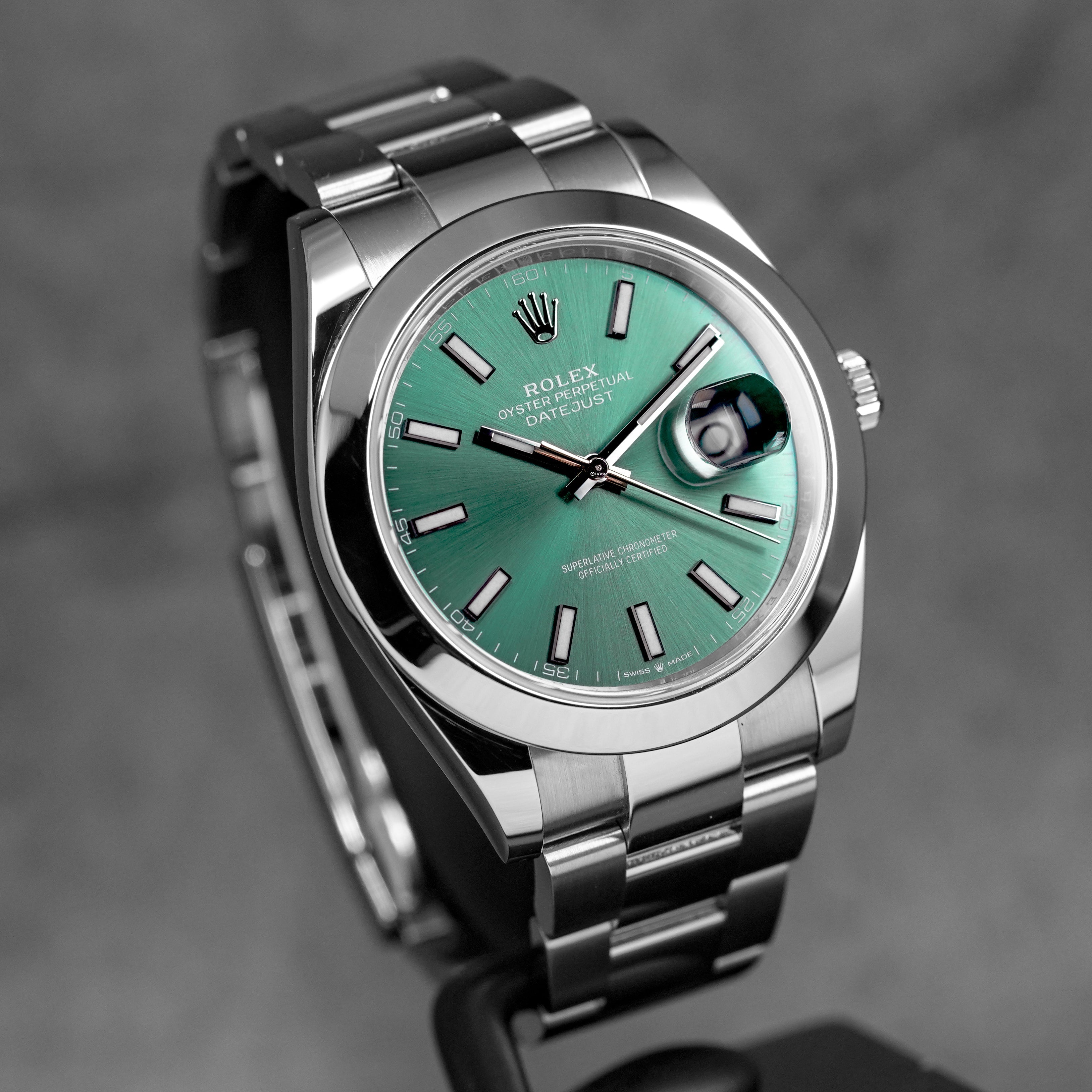 DATEJUST 41MM MINT GREEN DIAL (2024)