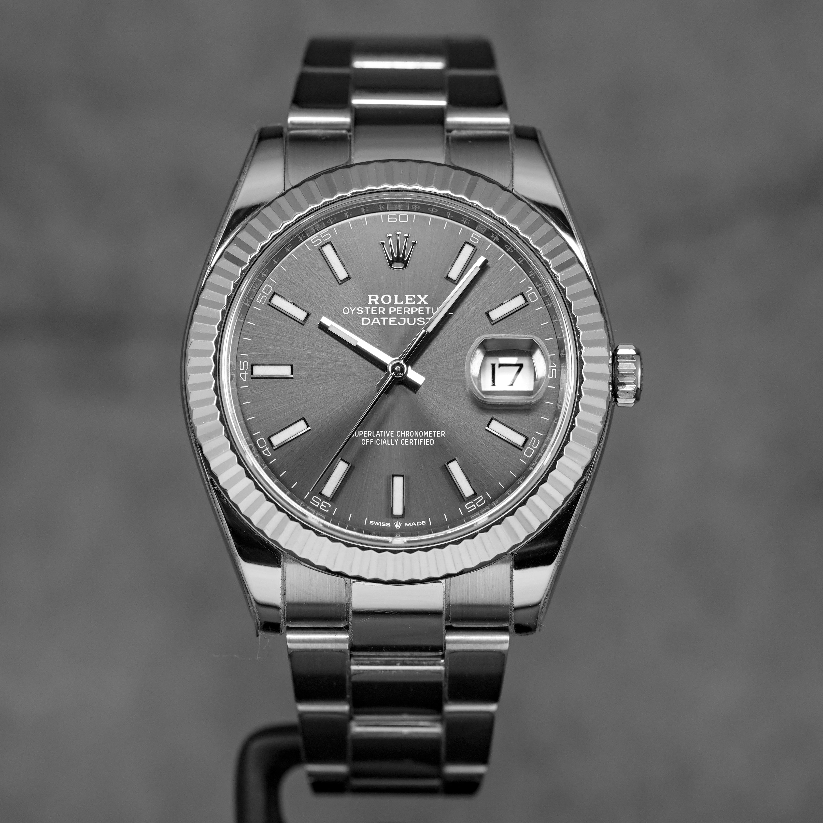 DATEJUST 41MM RHODIUM DIAL (2020)
