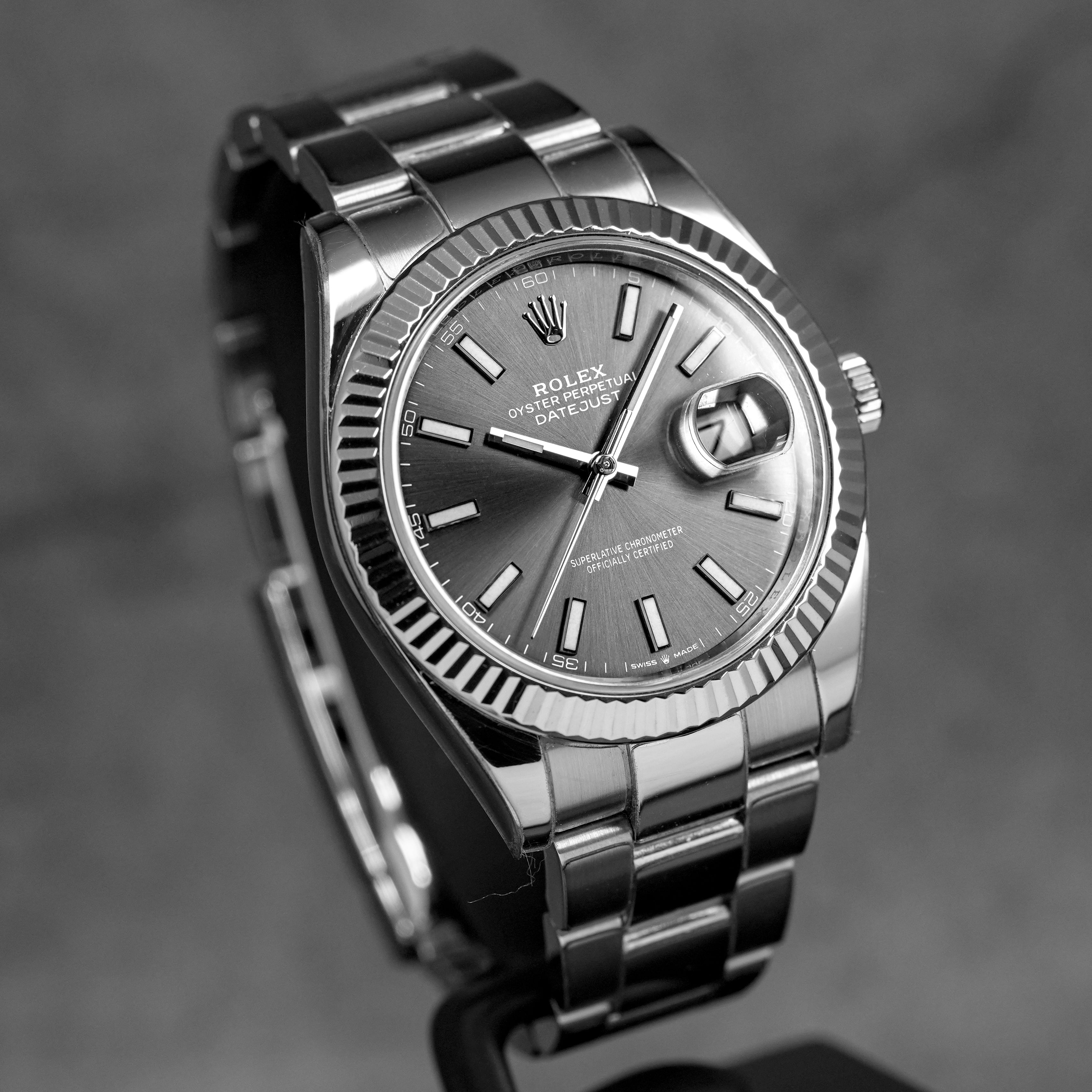 DATEJUST 41MM RHODIUM DIAL (2020)