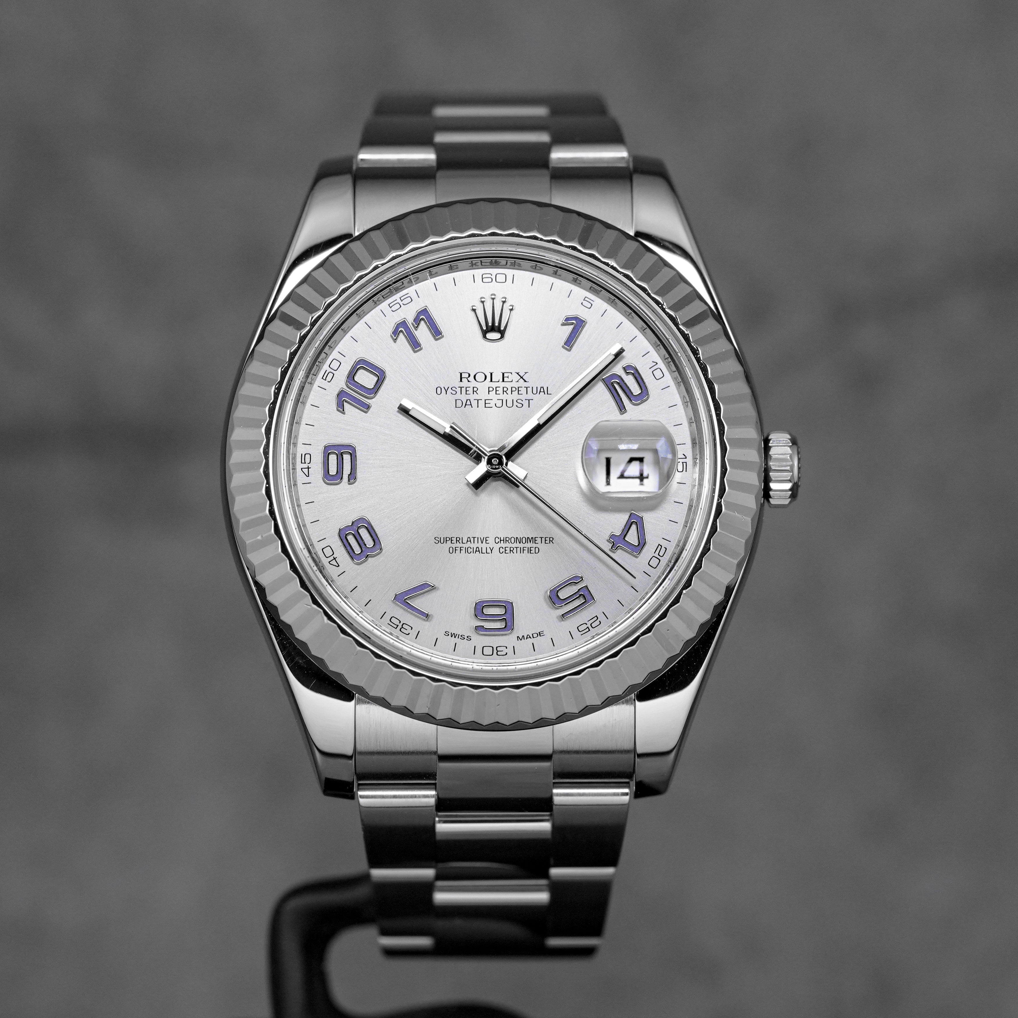DATEJUST II SILVER ARABIC DIAL (WATCH & BOX)