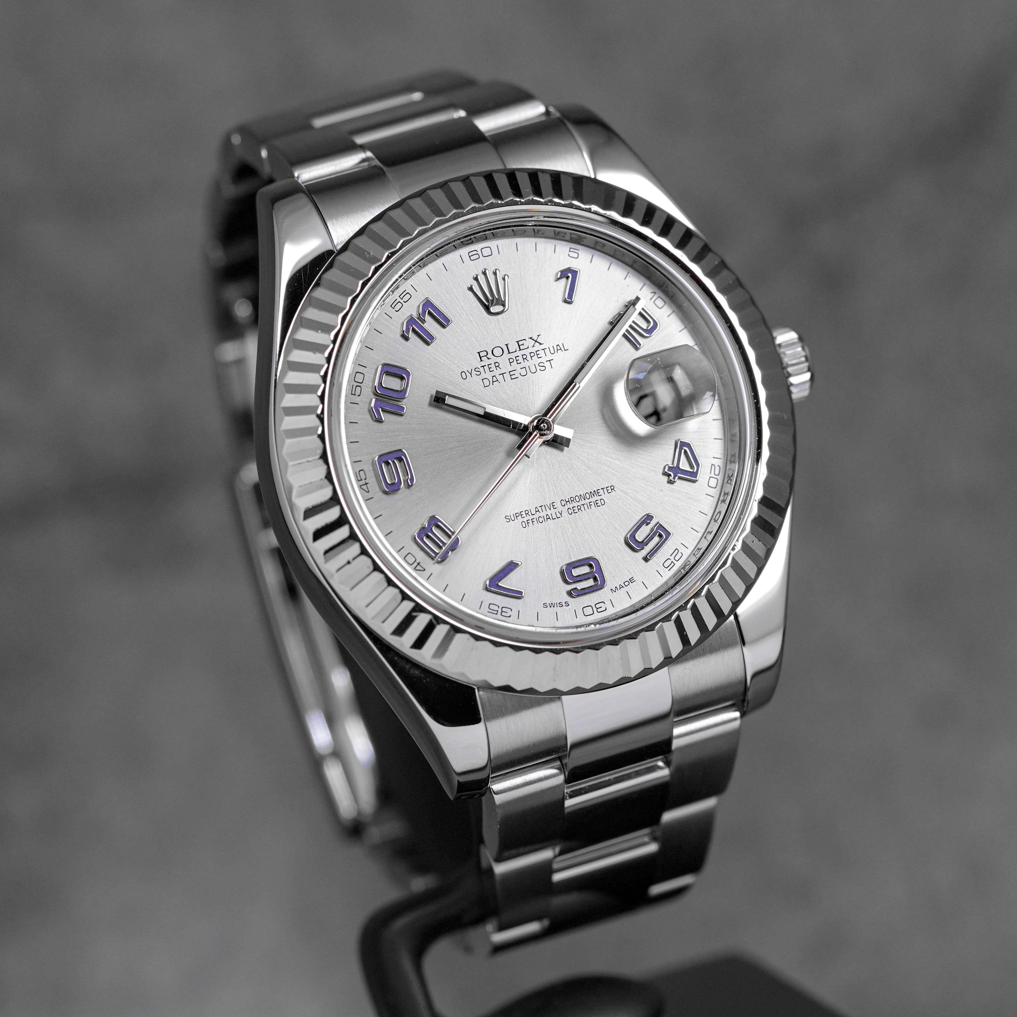 DATEJUST II SILVER ARABIC DIAL (WATCH & BOX)