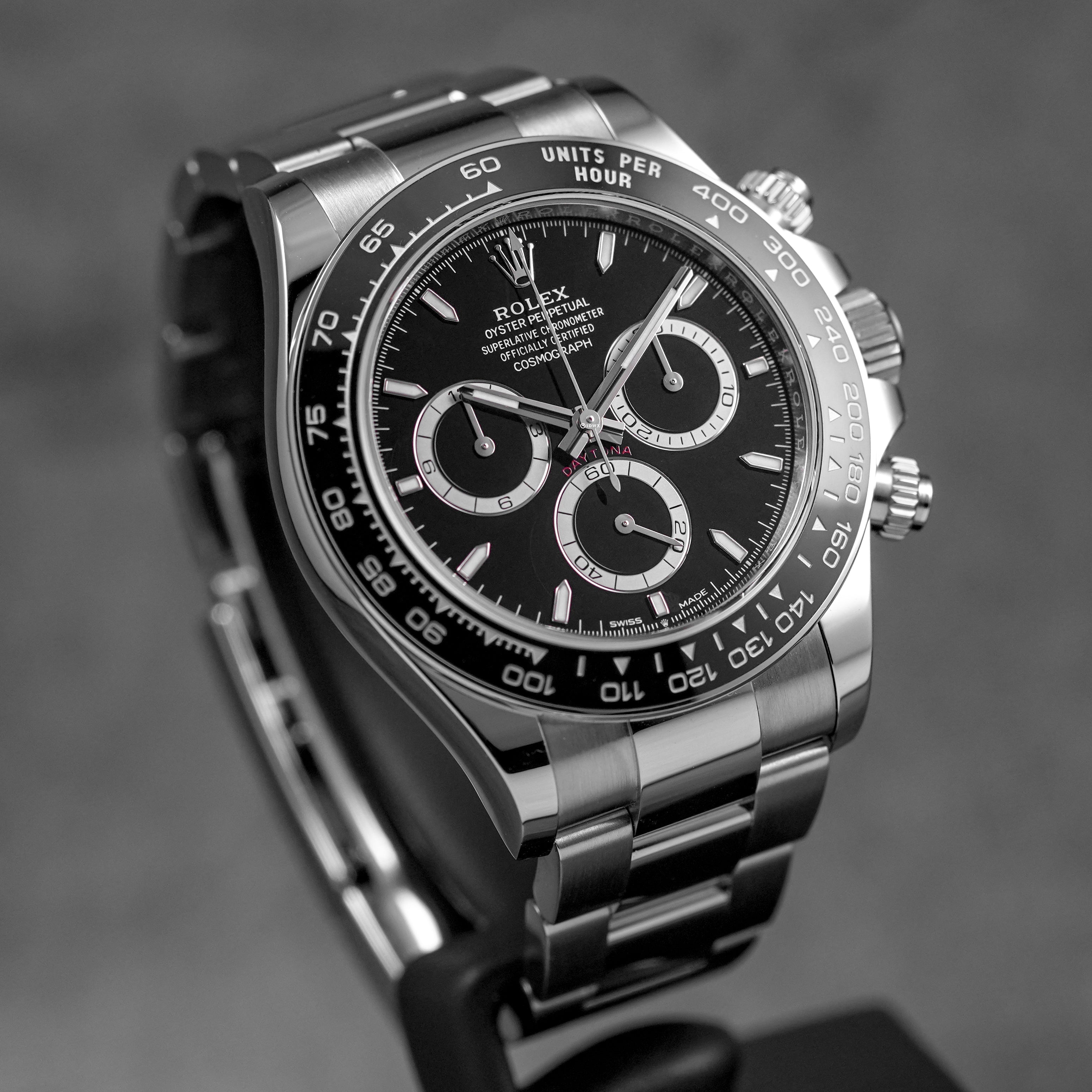 DAYTONA BLACK DIAL CERAMIC RING BEZEL (2024)