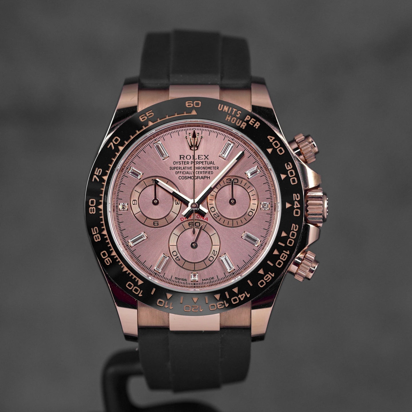 DAYTONA OYSTERFLEX ROSEGOLD PINK SUNDUST DIAMOND DIAL (2019)