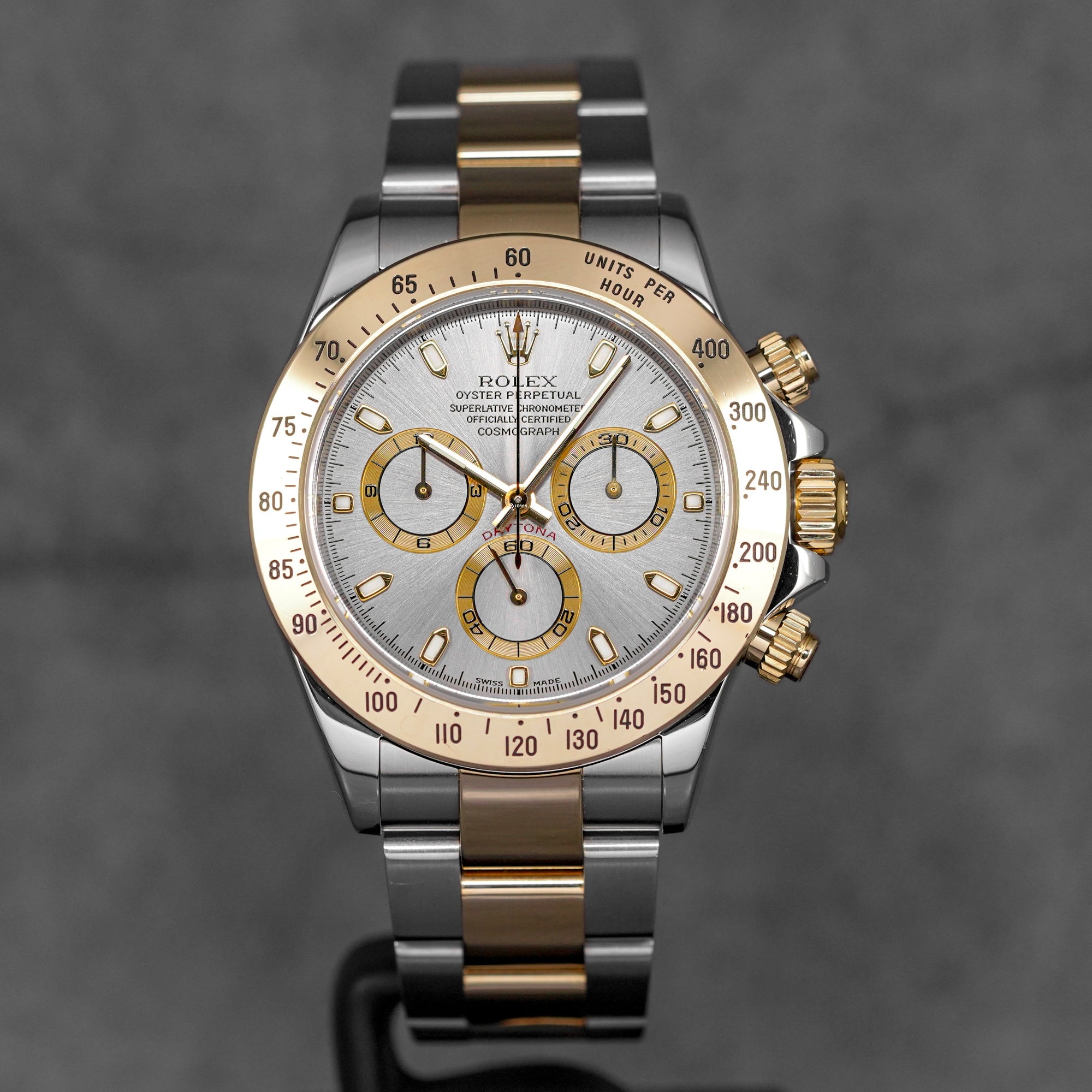 DAYTONA TWOTONE YELLOWGOLD GREY DIAL 'F SERIES' (2005)
