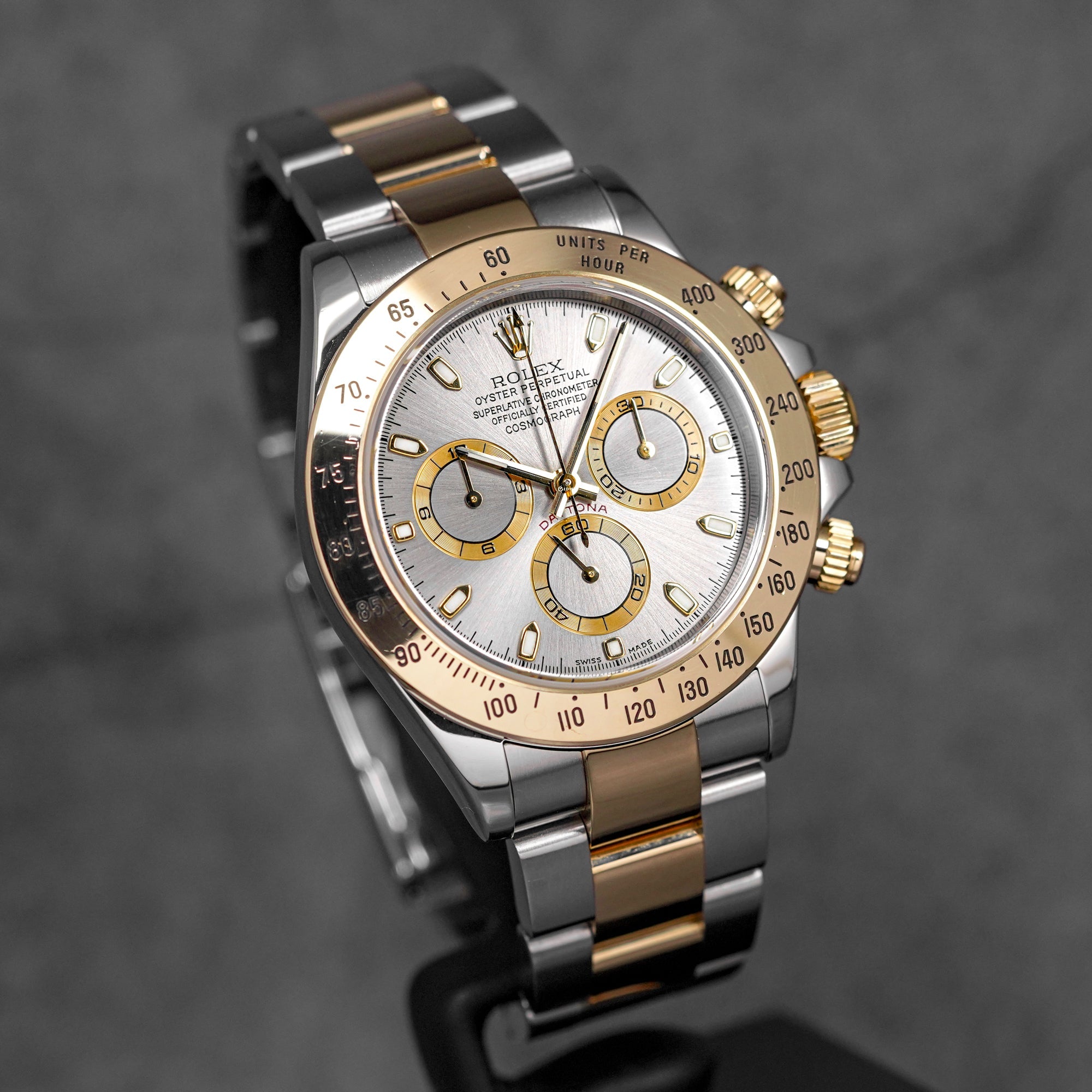 DAYTONA TWOTONE YELLOWGOLD GREY DIAL 'F SERIES' (2005)
