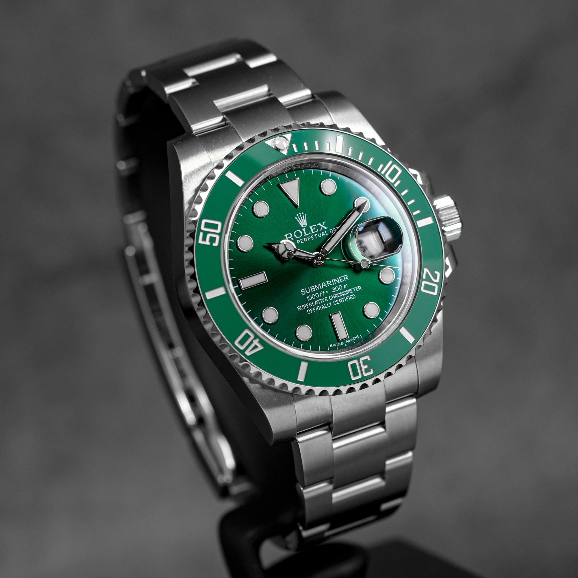 SUBMARINER DATE 40MM 'HULK' (2016)