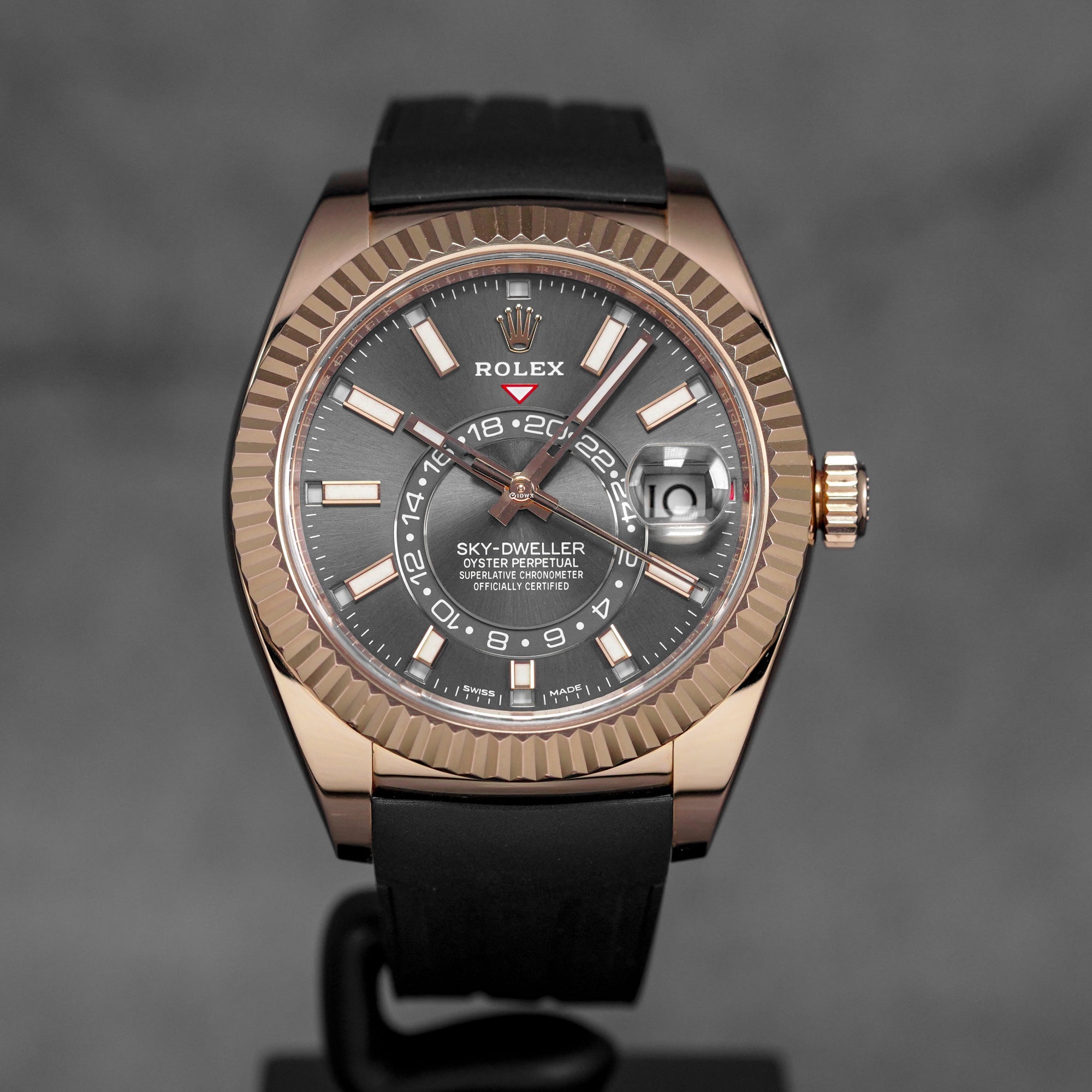 SKY-DWELLER ROSEGOLD RHODIUM DIAL (2019)