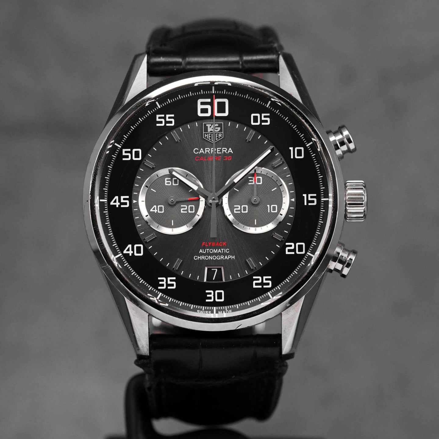CARRERA CALIBRE 36 FLYBACK CHRONOGRAPH BLACK DIAL (2013)