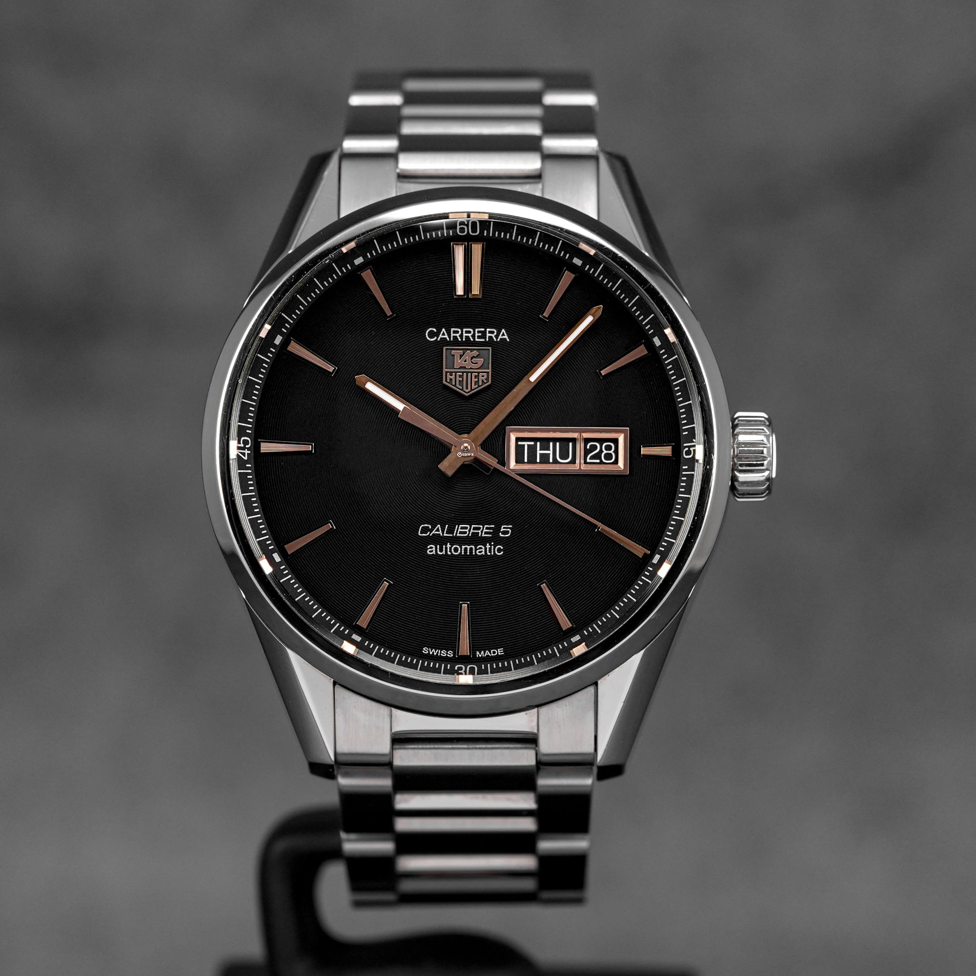 CARRERA CALIBRE 5 DAY-DATE BLACK DIAL (2017)